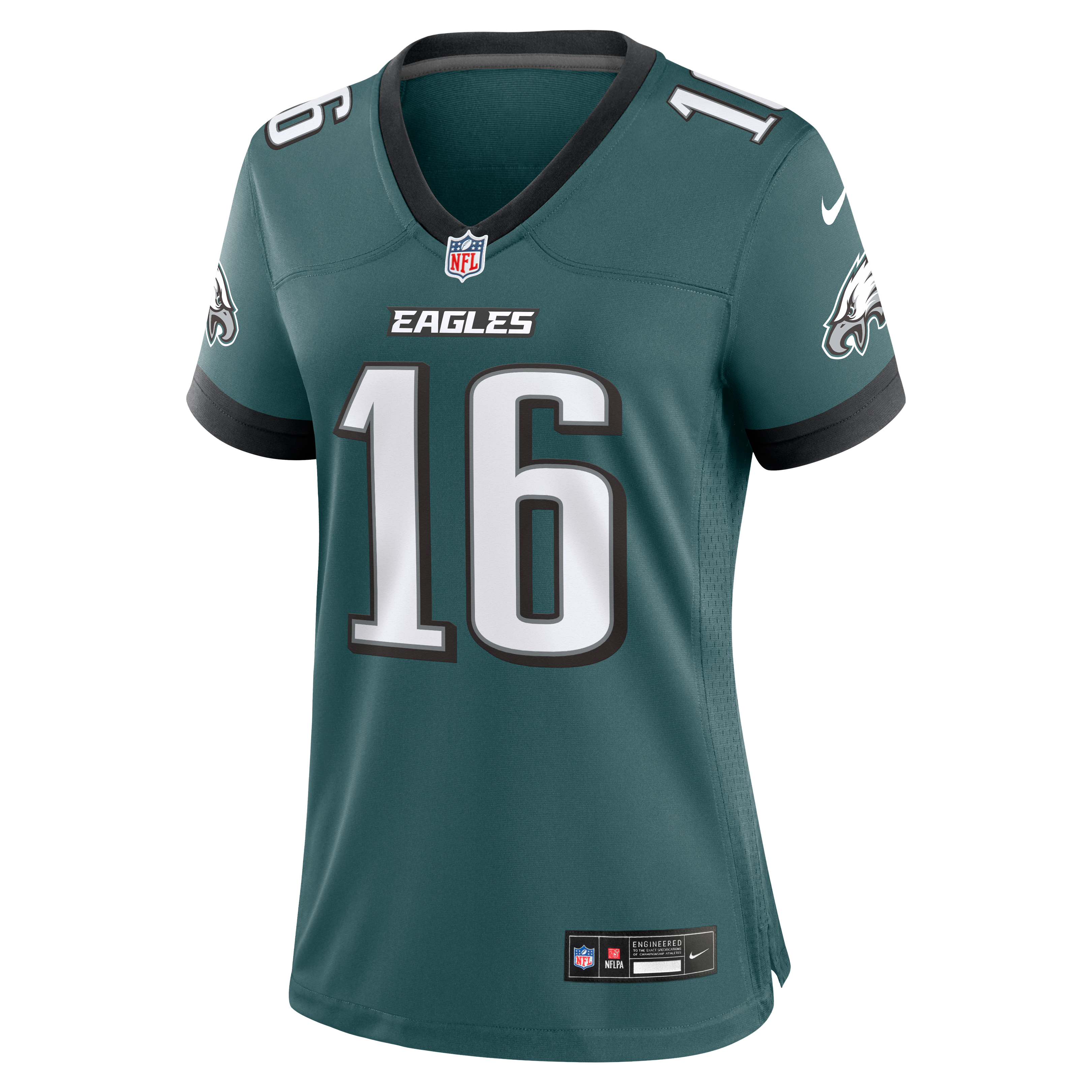 Tanner McKee Philadelphia Eagles Game Jersey Midnight NFL Football Fan Wear Tanner McKee