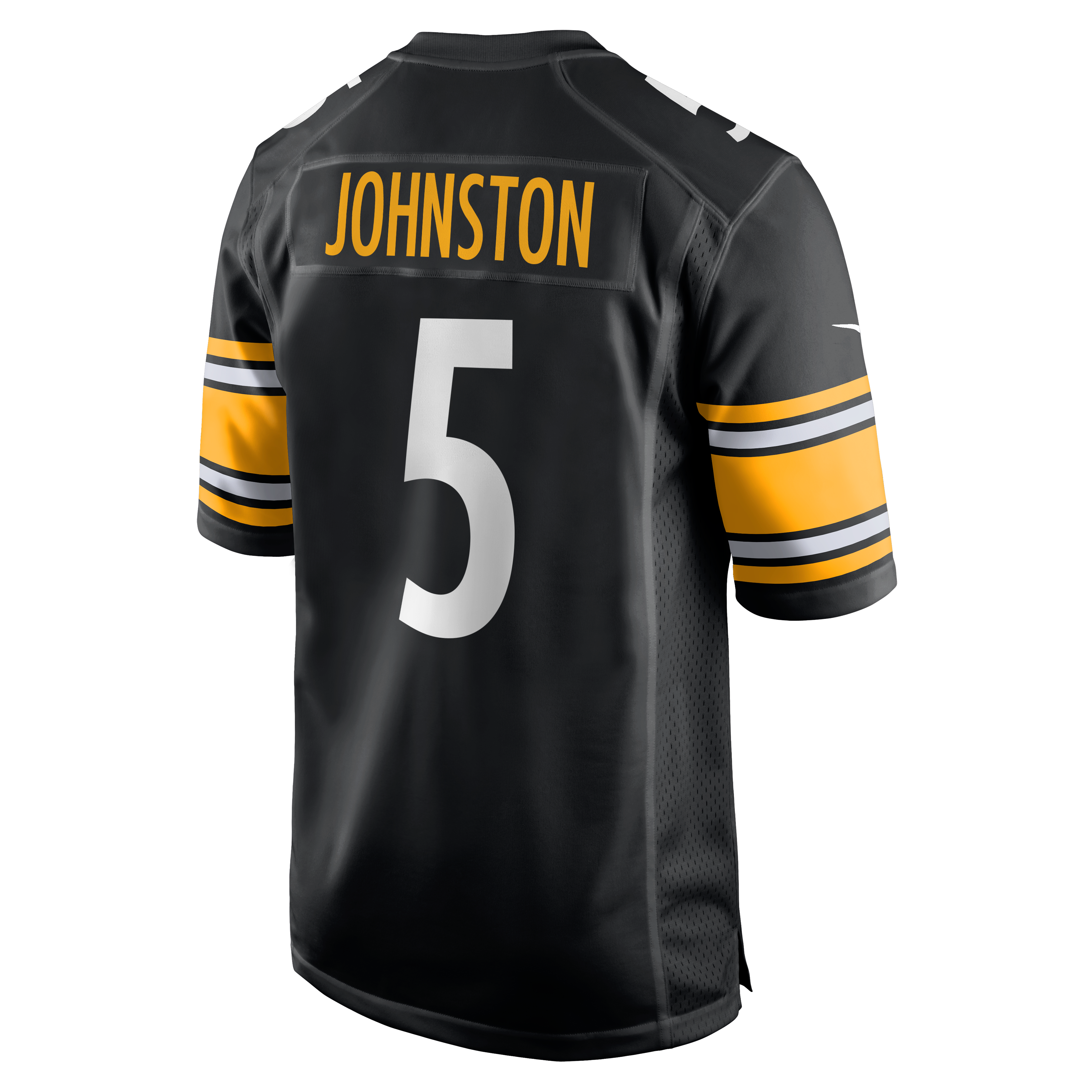 Cameron Johnston Pittsburgh Steelers Game Jersey Black NFL Football Fan Wear