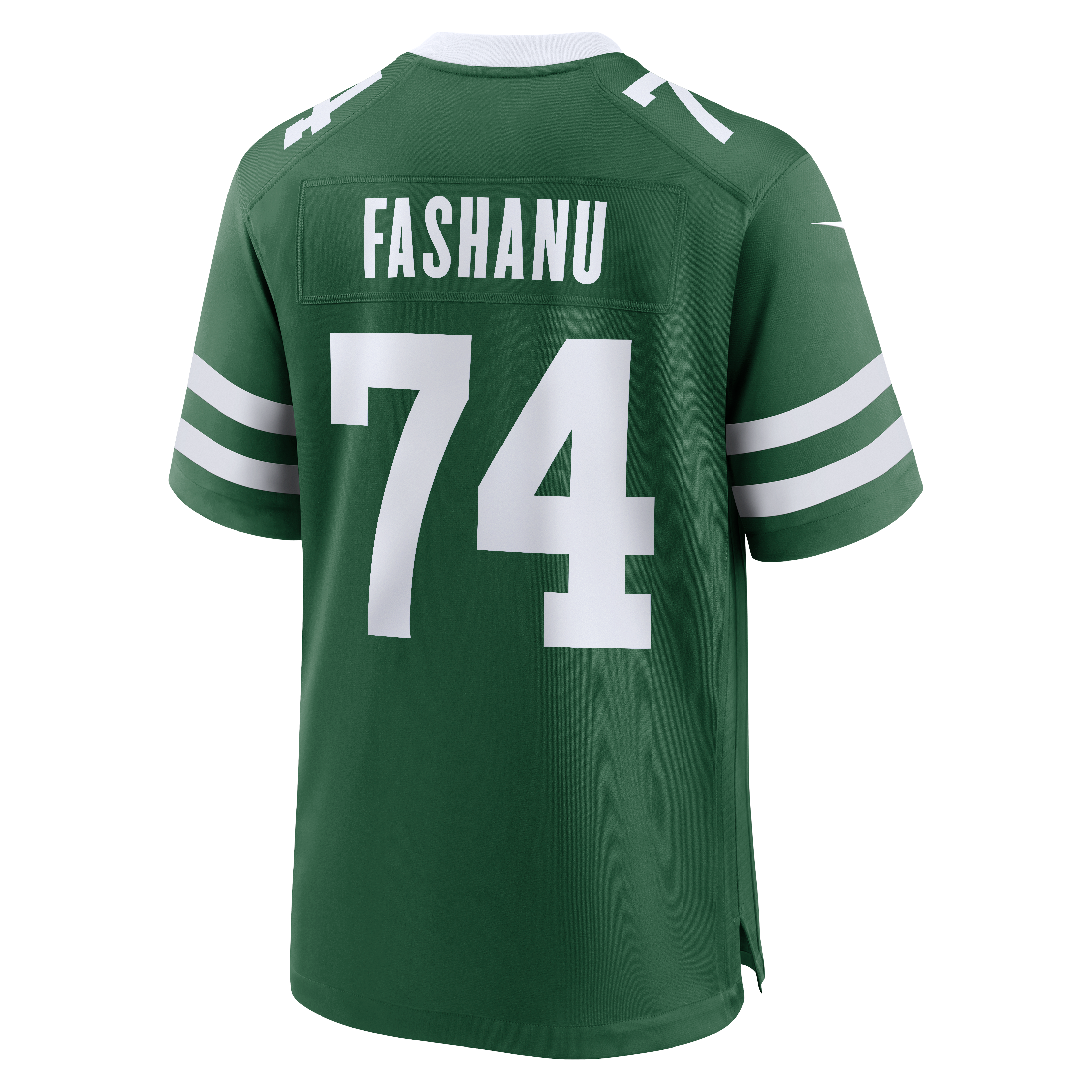 Olu Fashanu New York Jets Game Jersey Green NFL Football Fan Wear Olu Fashanu