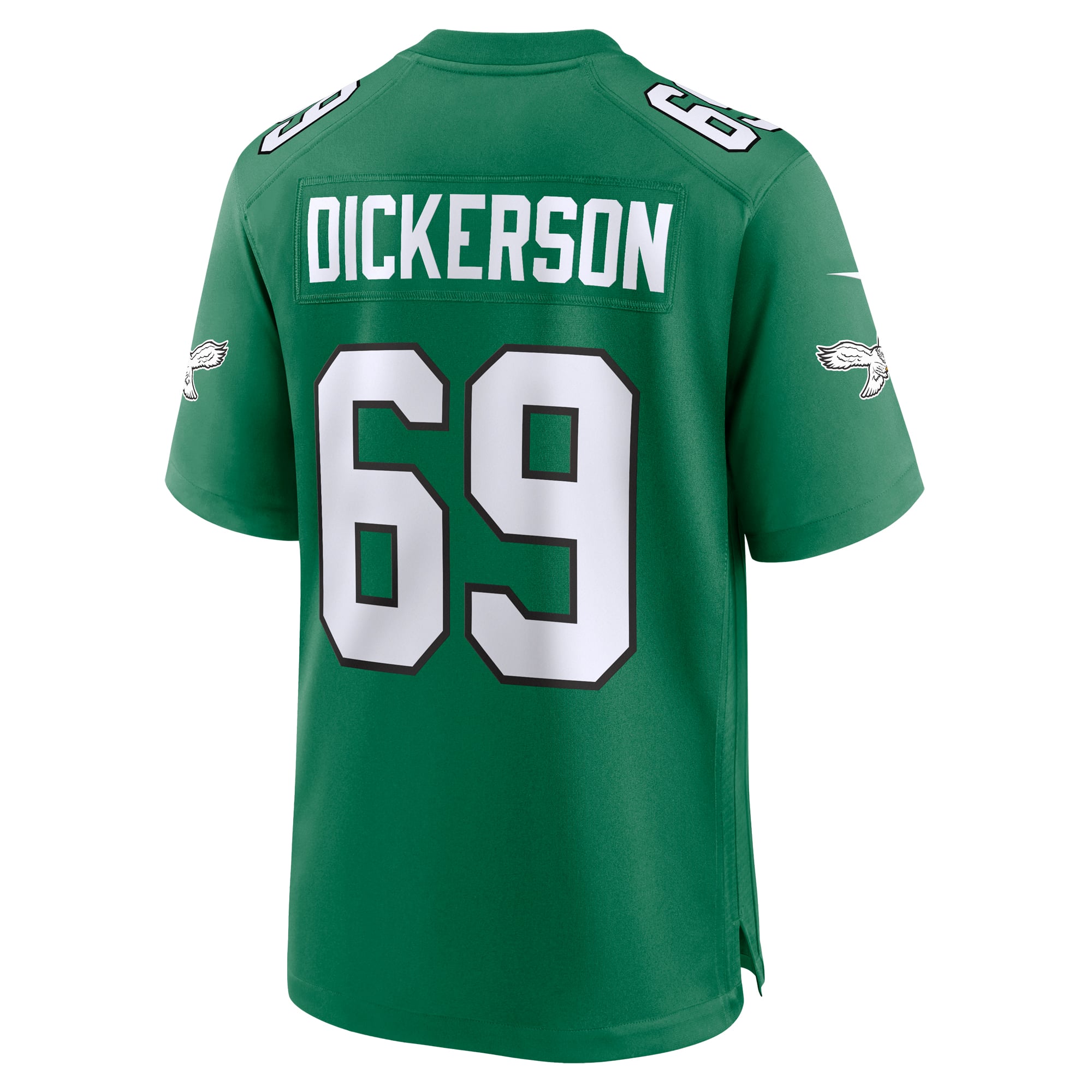 Landon Dickerson Philadelphia Eagles Game Jersey Kelly Green NFL Football Fan Wear Landon Dickerson