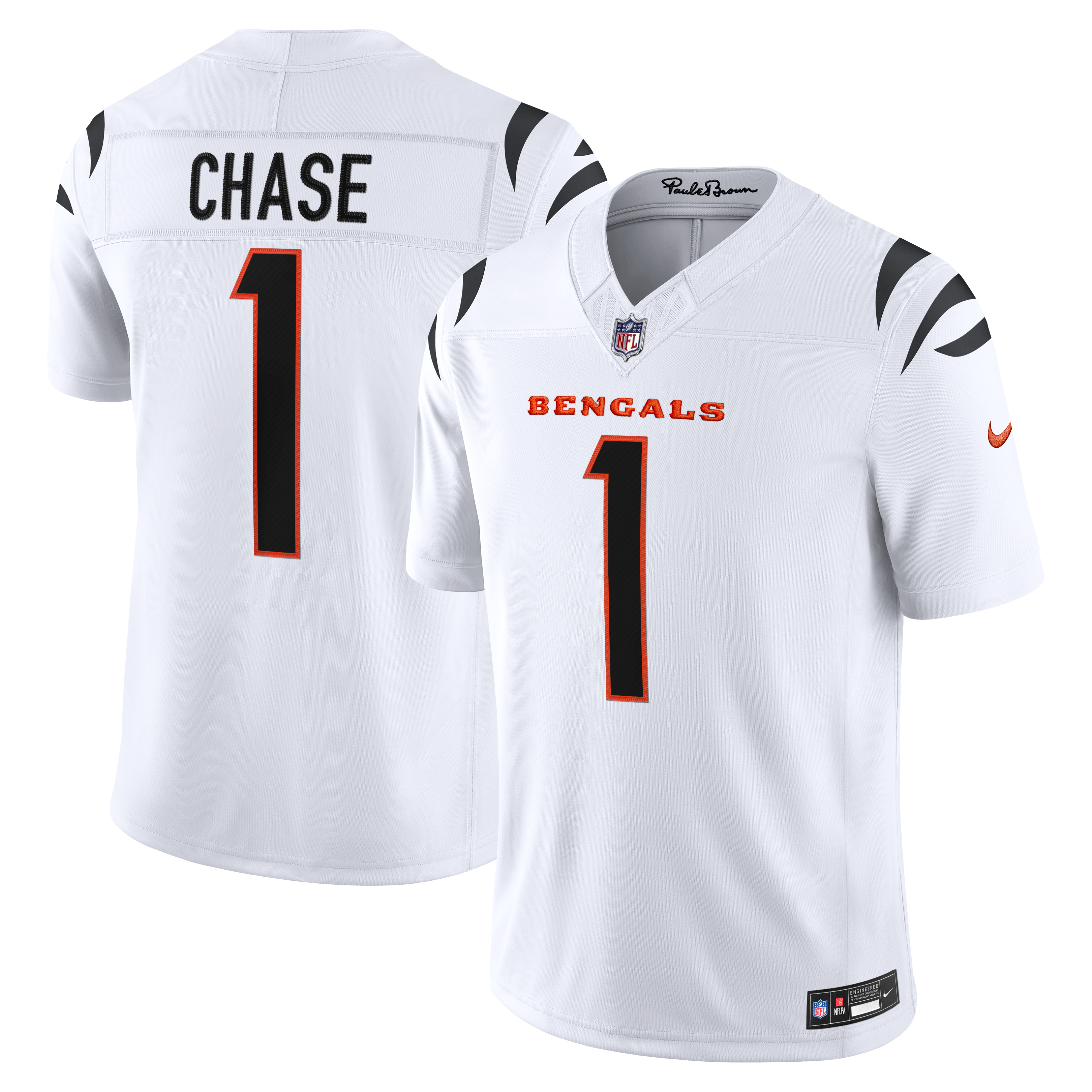 Ja'Marr Chase Cincinnati Bengals Limited Jersey White NFL Football Fan Wear Ja'Marr Chase