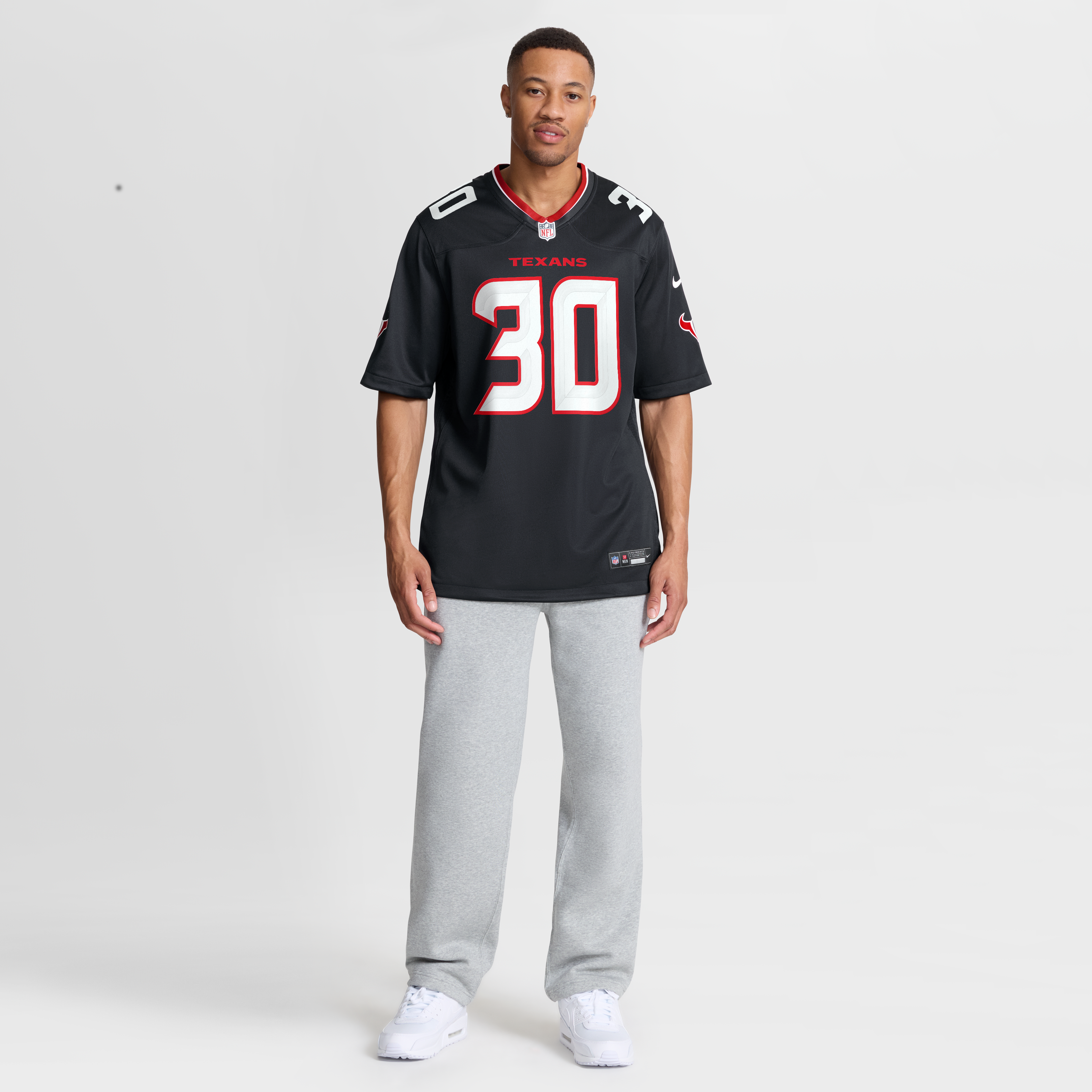 Brandon Codrington Houston Texans Game Jersey Navy NFL Football Fan Wear