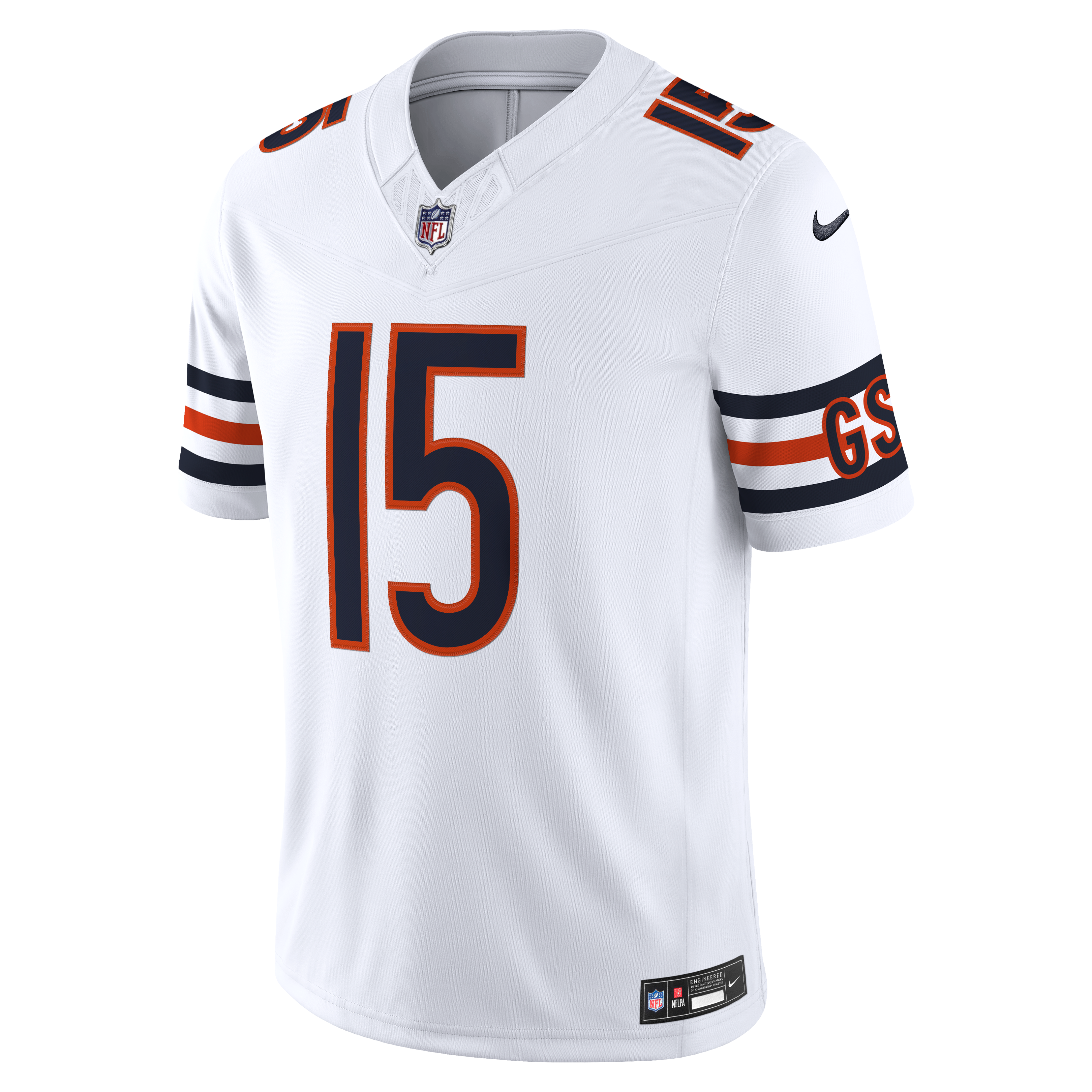Rome Odunze Chicago Bears Limited Jersey White NFL Football Fan Wear