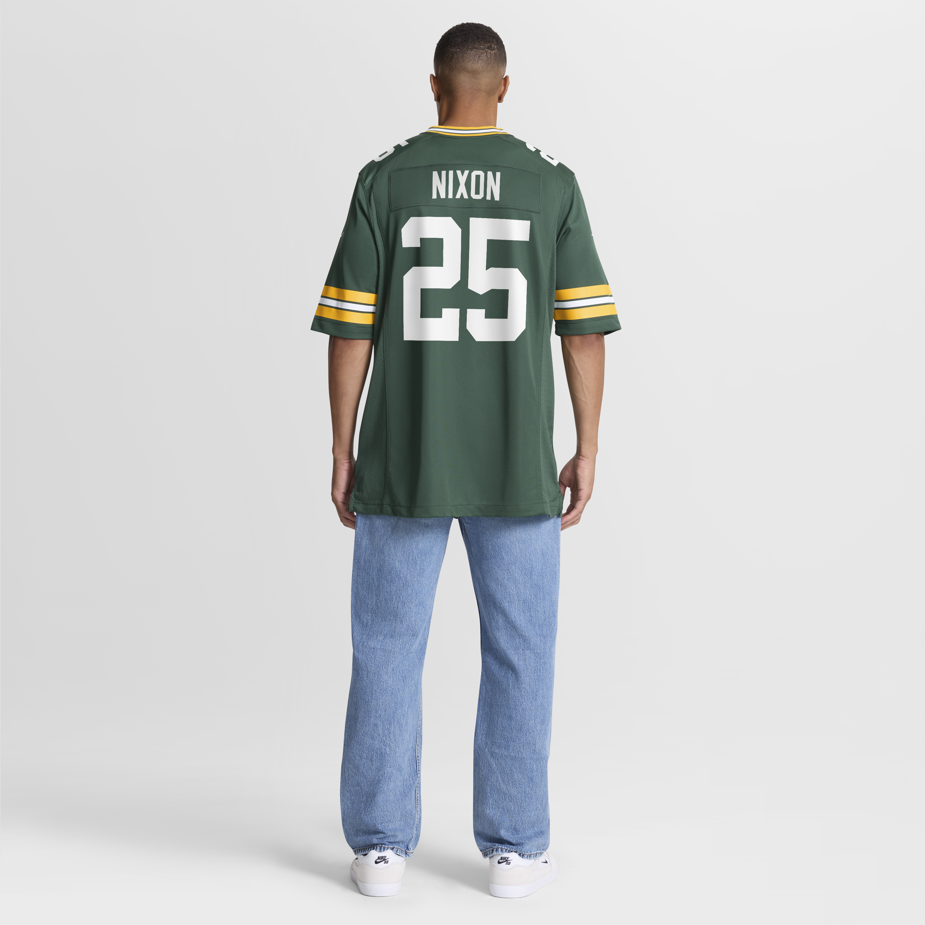 Keisean Nixon Green Bay Packers Player Jersey Green NFL Football Fan Wear