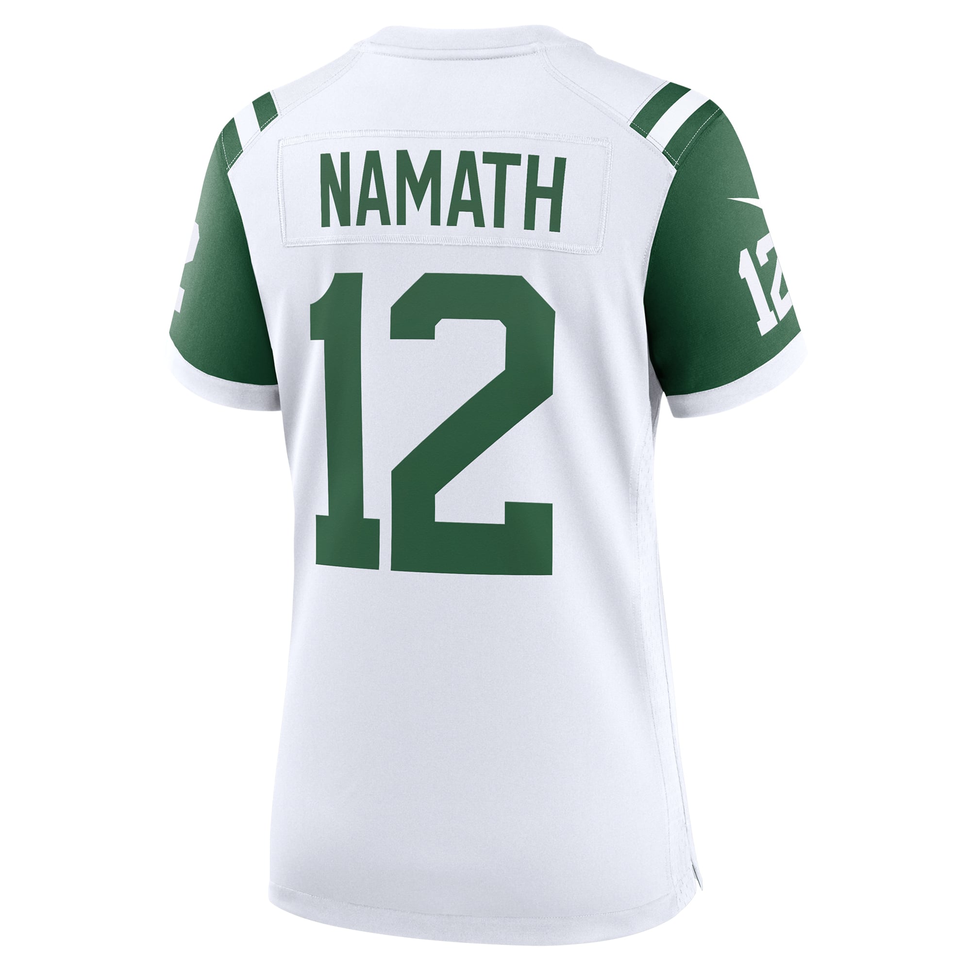 Joe Namath Retired New York Jets Game Jersey White NFL Football Fan Wear Joe Namath Retired