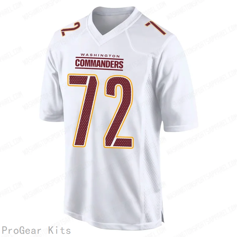 Dexter Manley Tundra Washington Commanders Game Jersey No.72 White NFL Football Fan Wear