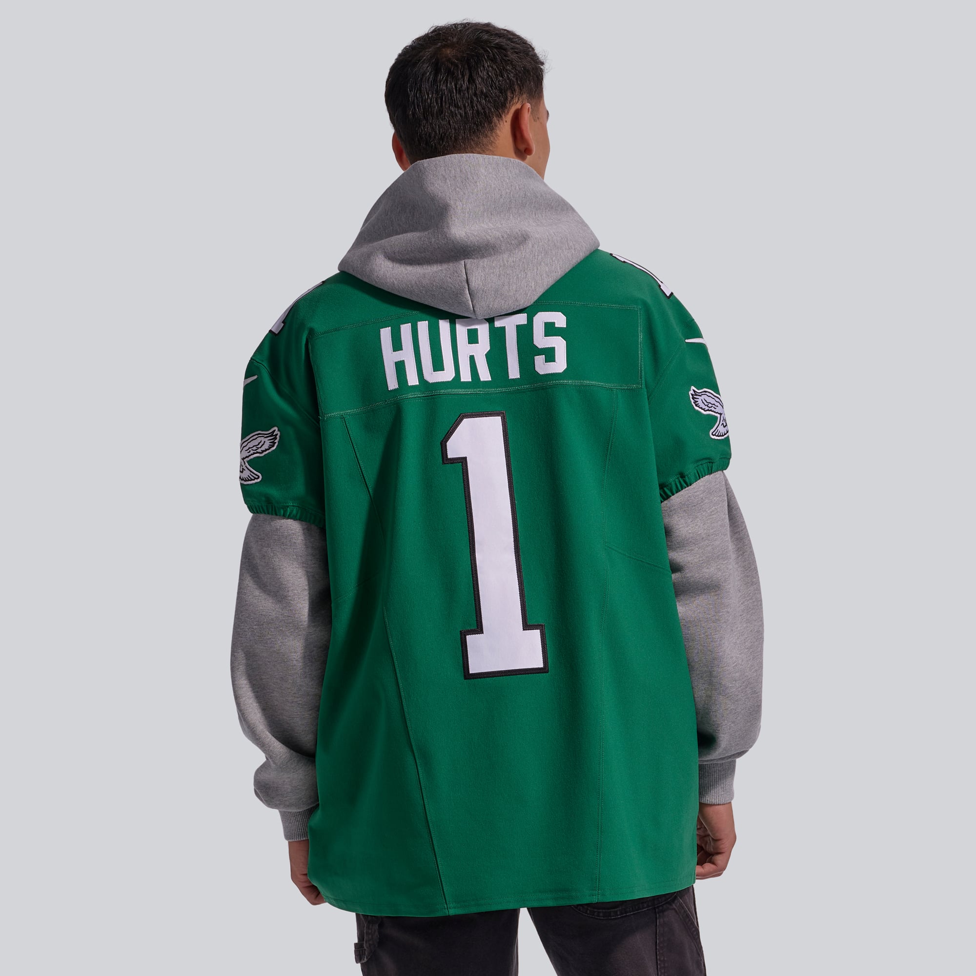 Jalen Hurts Philadelphia Eagles Alternate Jersey Kelly Green NFL Football Fan Wear