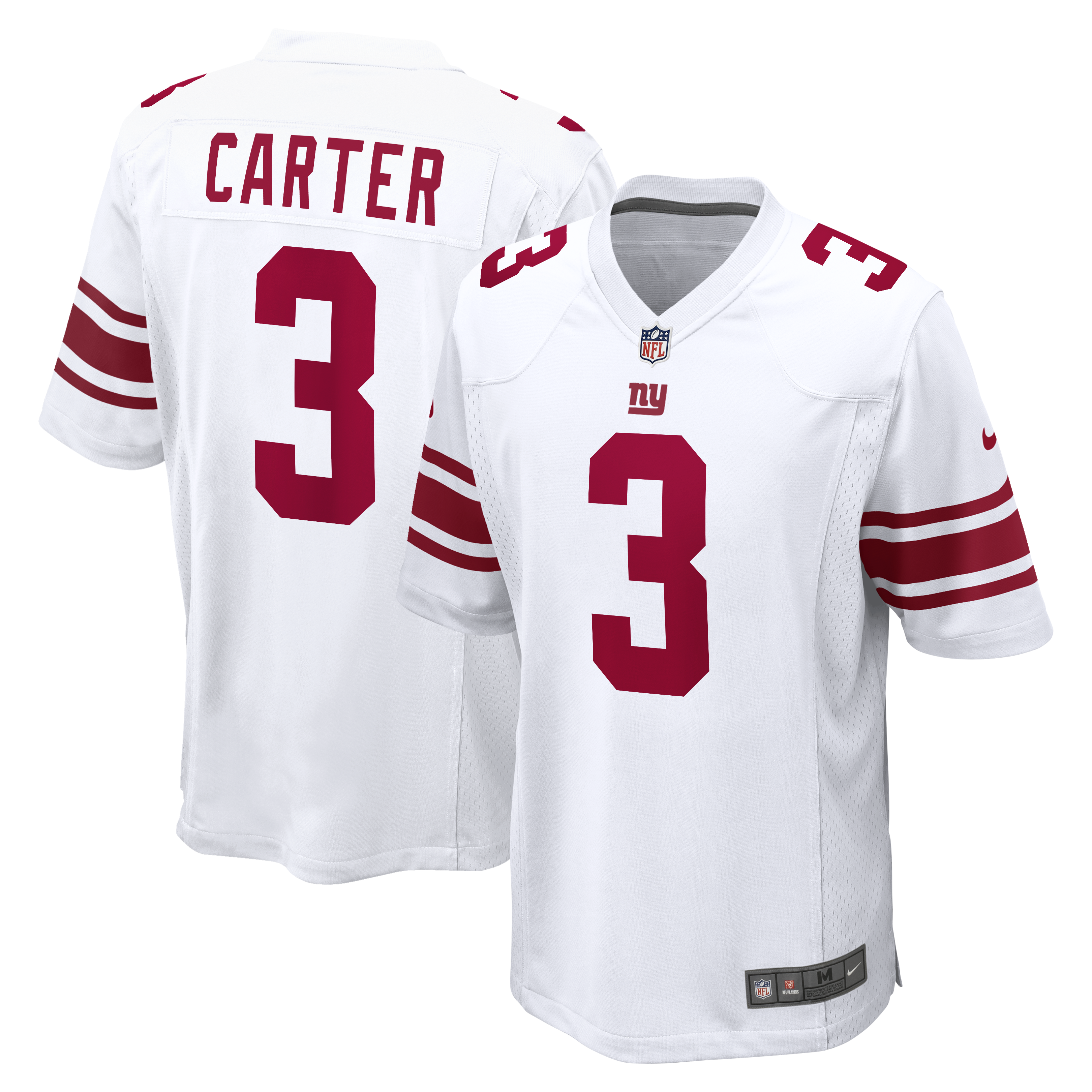 Abdul Carter New York Giants Game Jersey White NFL Football Fan Wear