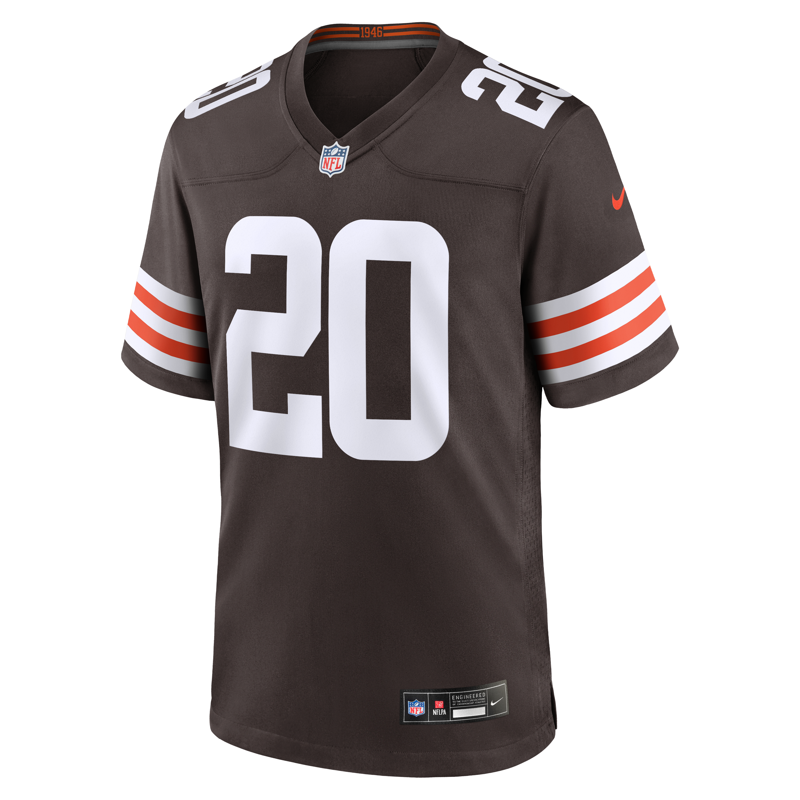 Greg Newsome Cleveland Browns Game Jersey Brown NFL Football Fan Wear