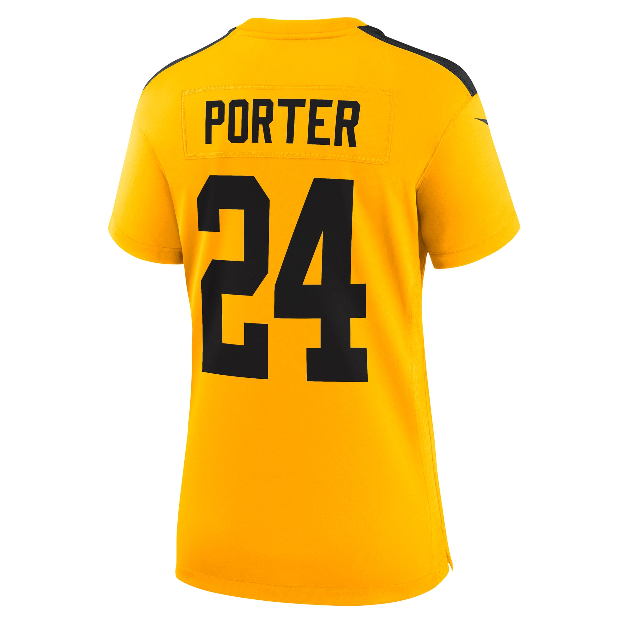 Joey Porter Jr Pittsburgh Steelers Game Jersey Gold NFL Football Fan Wear Joey Porter Jr