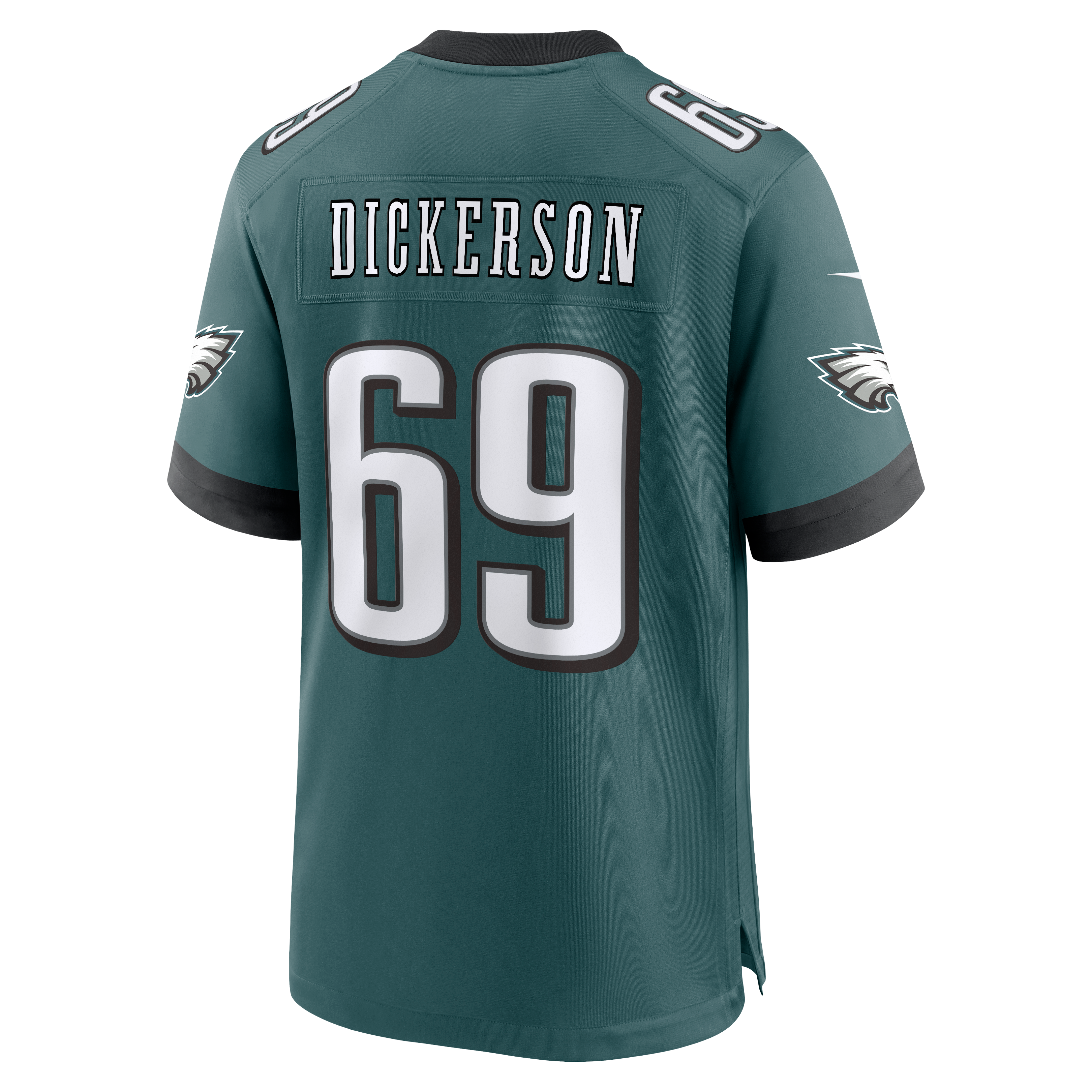 Landon Dickerson Philadelphia Eagles Game Jersey Midnight NFL Football Fan Wear Landon Dickerson