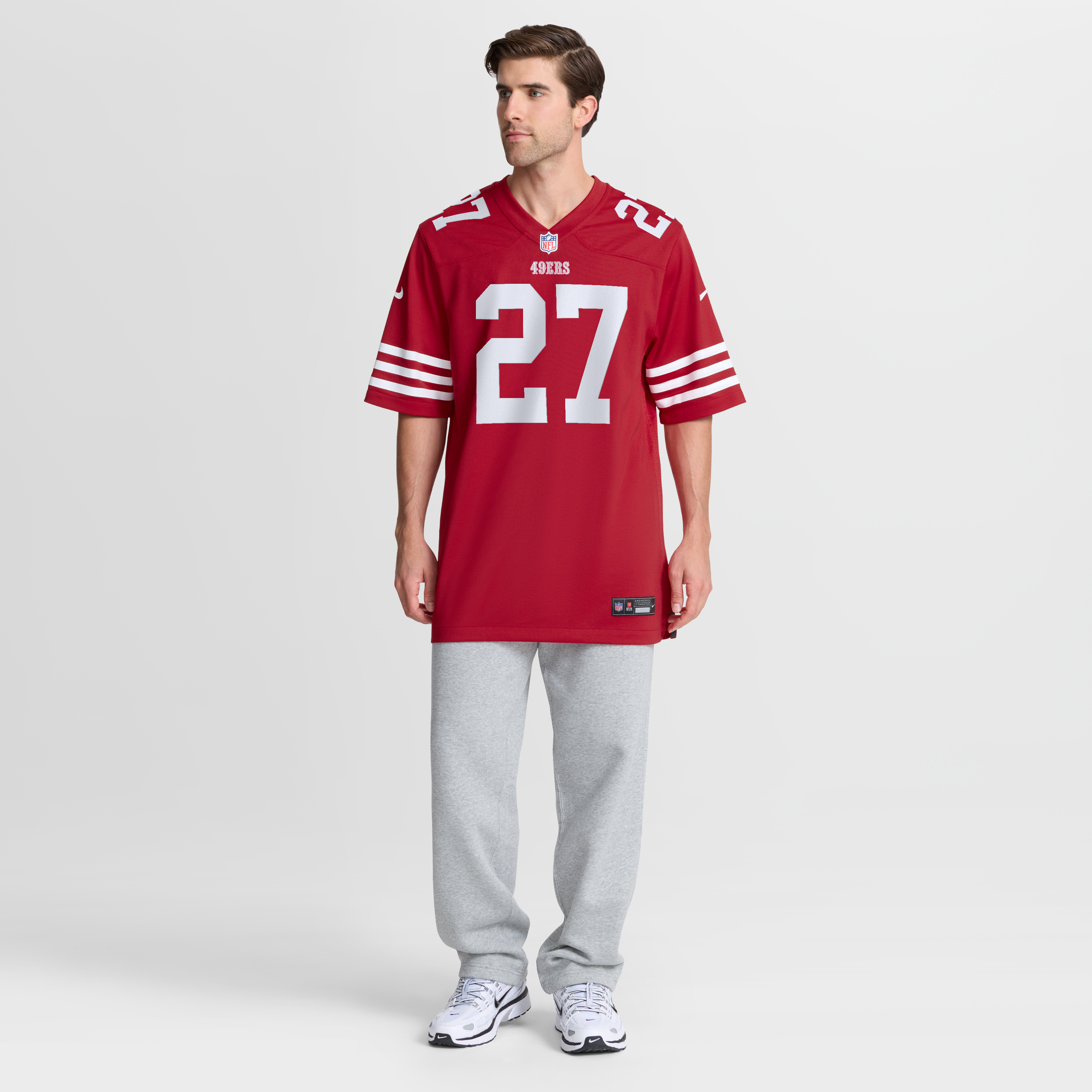Ji'Ayir Brown San Francisco 49ers Game Jersey Brown NFL Football Fan Wear Ji'Ayir Brown