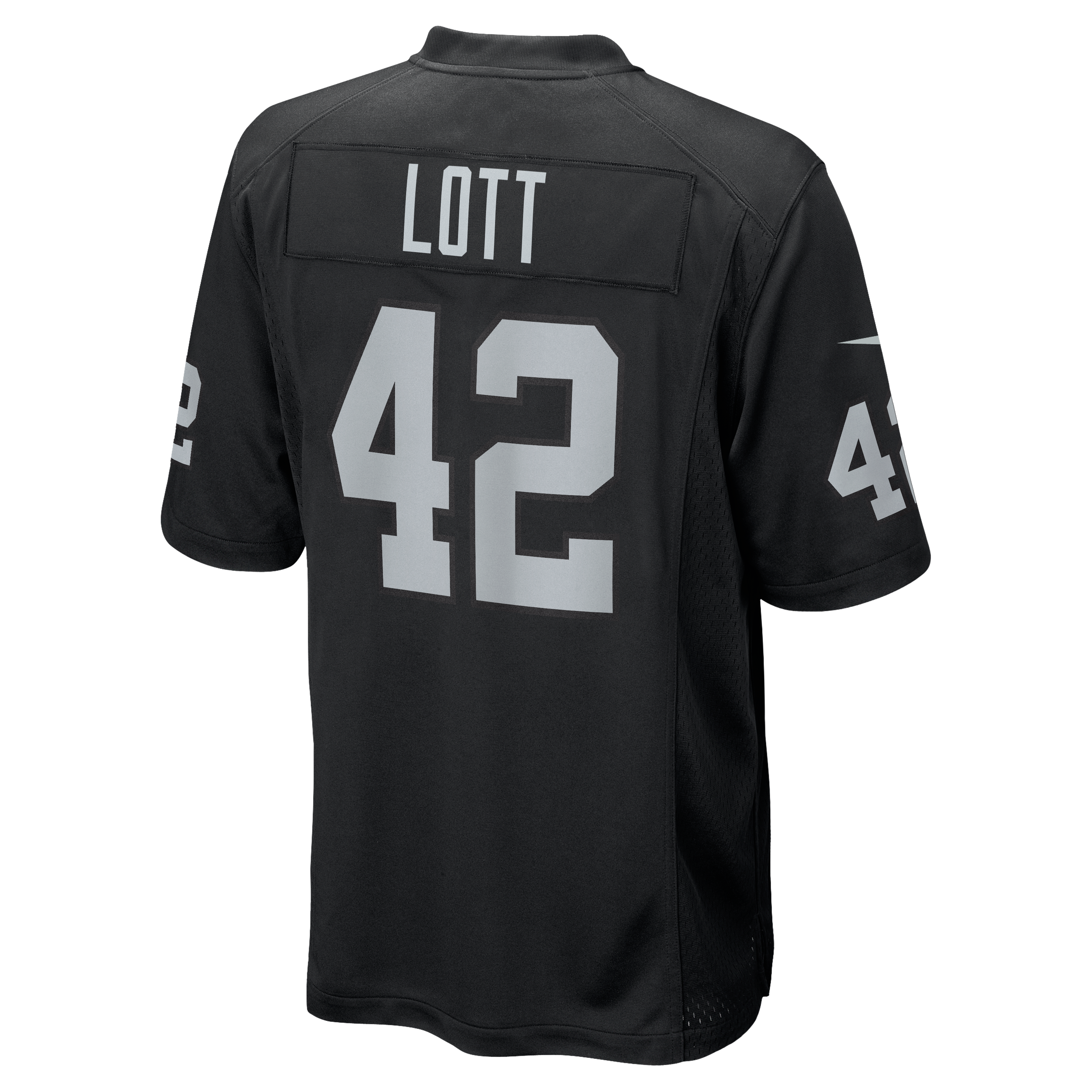 Ronnie Lott Retired Las Vegas Raiders Player Jersey Black NFL Football Fan Wear