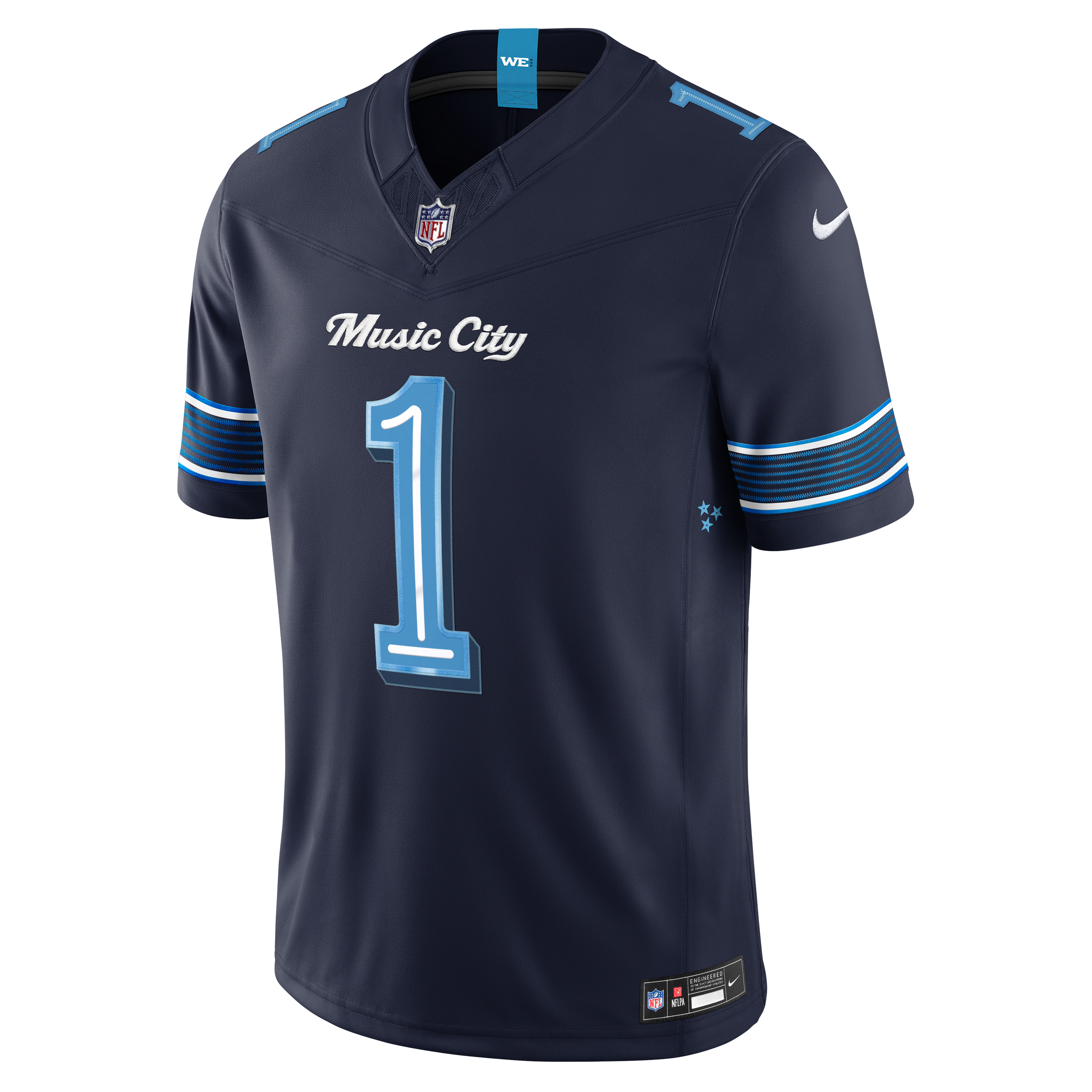 Cameron Ward Tennessee Titans Limited Jersey Navy NFL Football Fan Wear Cameron Ward