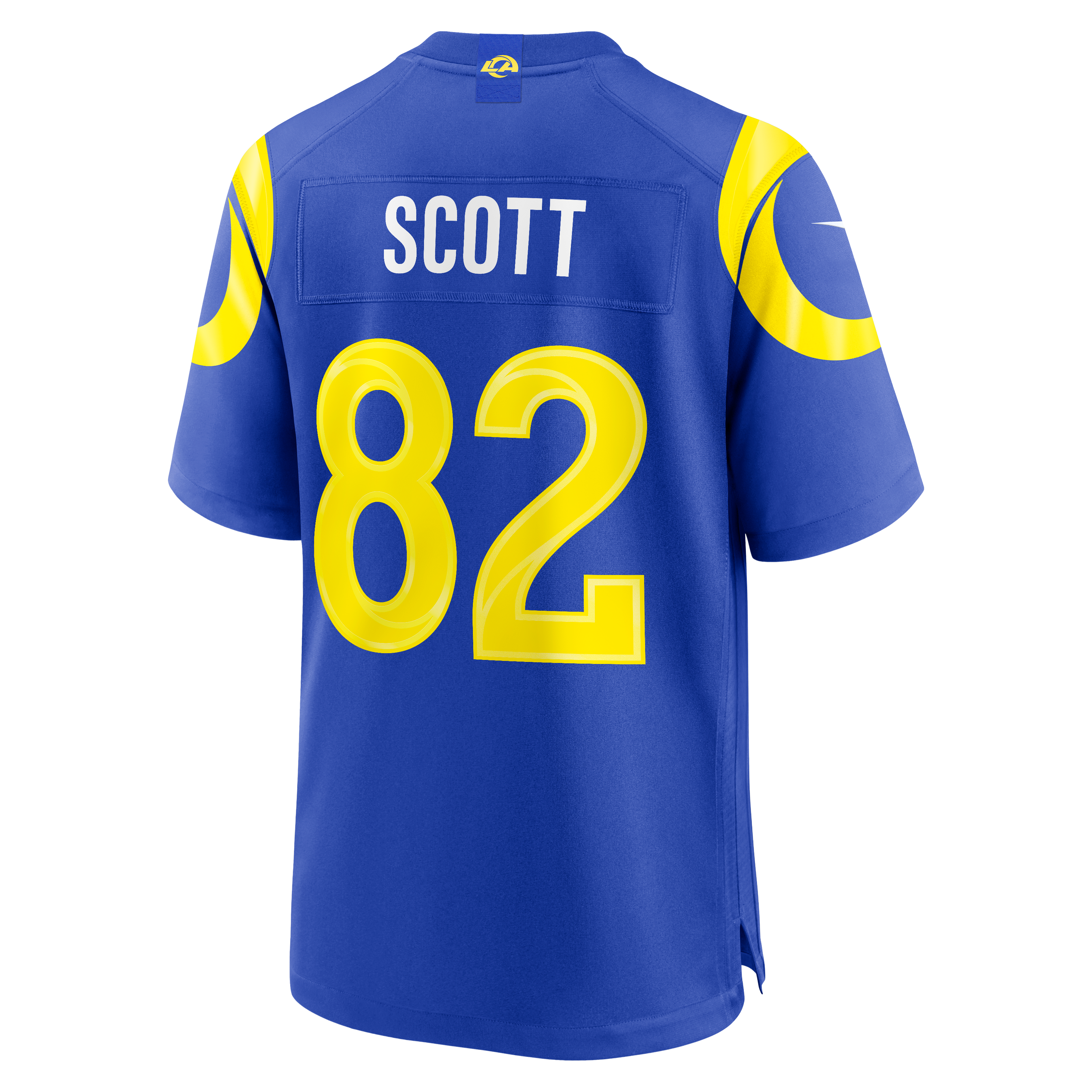 Tyler Scott Los Angeles Rams Game Jersey Royal NFL Football Fan Wear Tyler Scott
