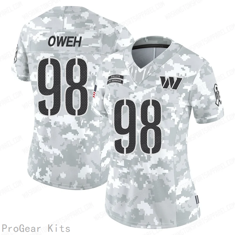 Odafe Oweh Washington Commanders Jersey No.98 Camo NFL Football Fan Wear Odafe Oweh