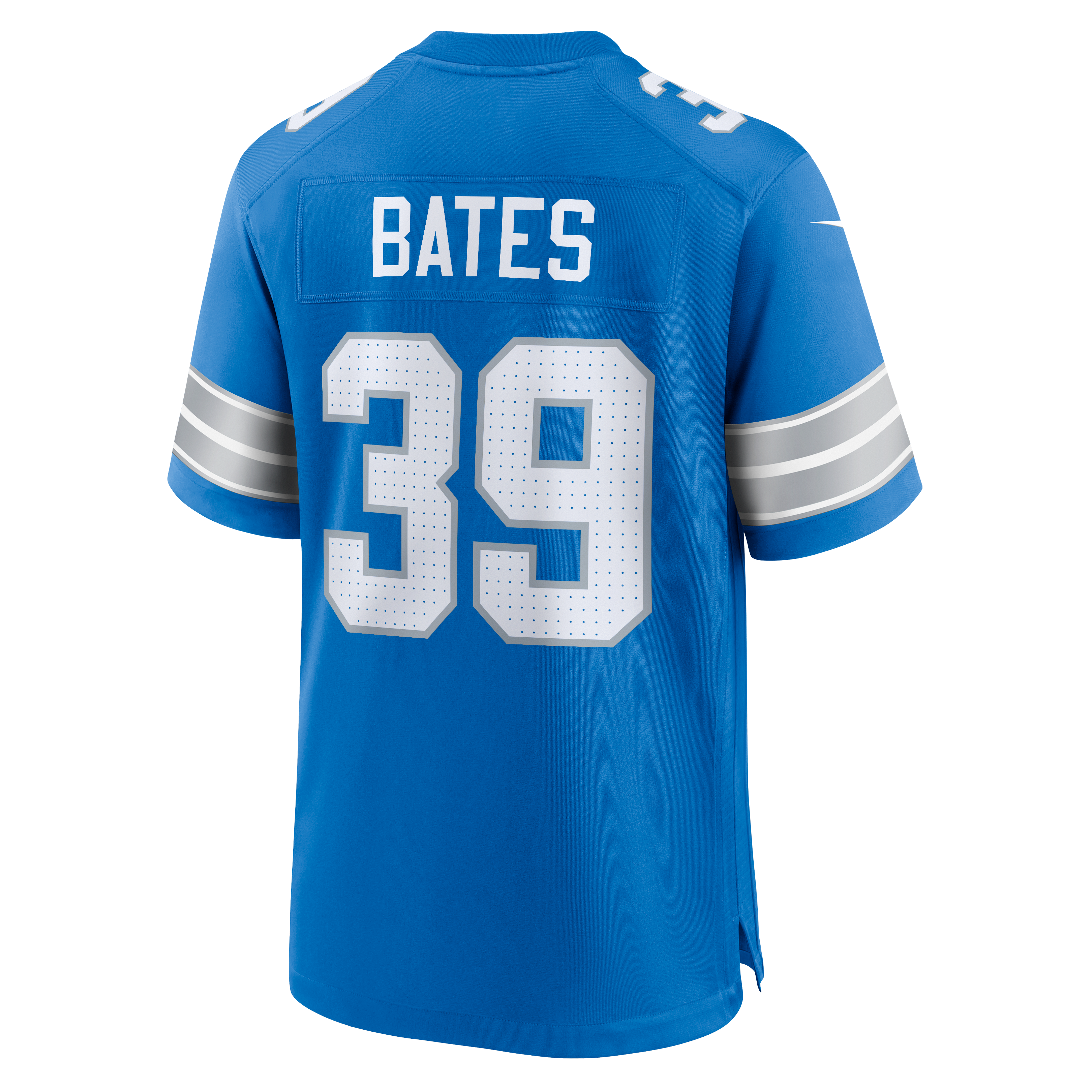 Jake Bates Detroit Lions Game Jersey Blue NFL Football Fan Wear