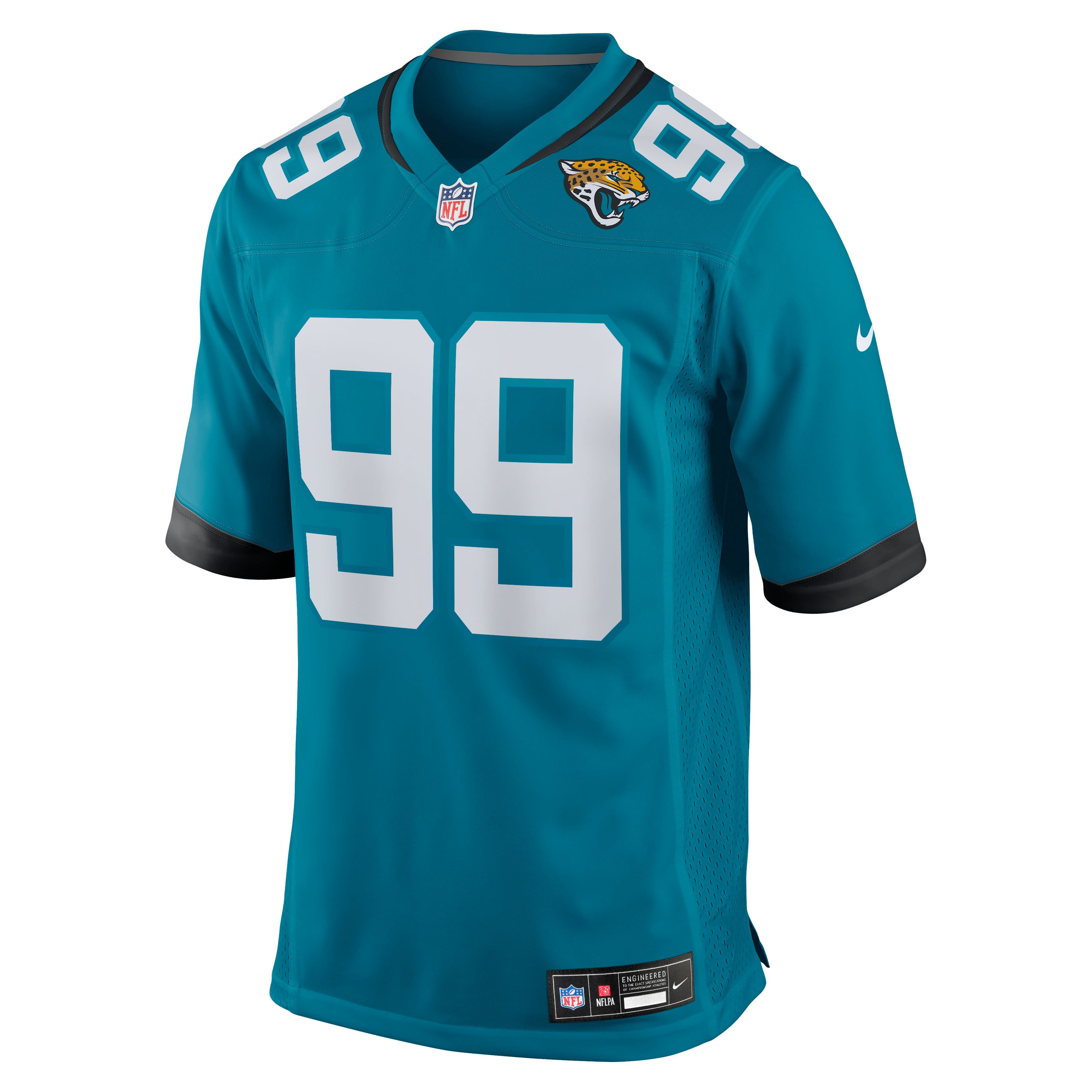 Ruke Orhorhoro Jacksonville Jaguars Game Jersey Teal NFL Football Fan Wear Ruke Orhorhoro