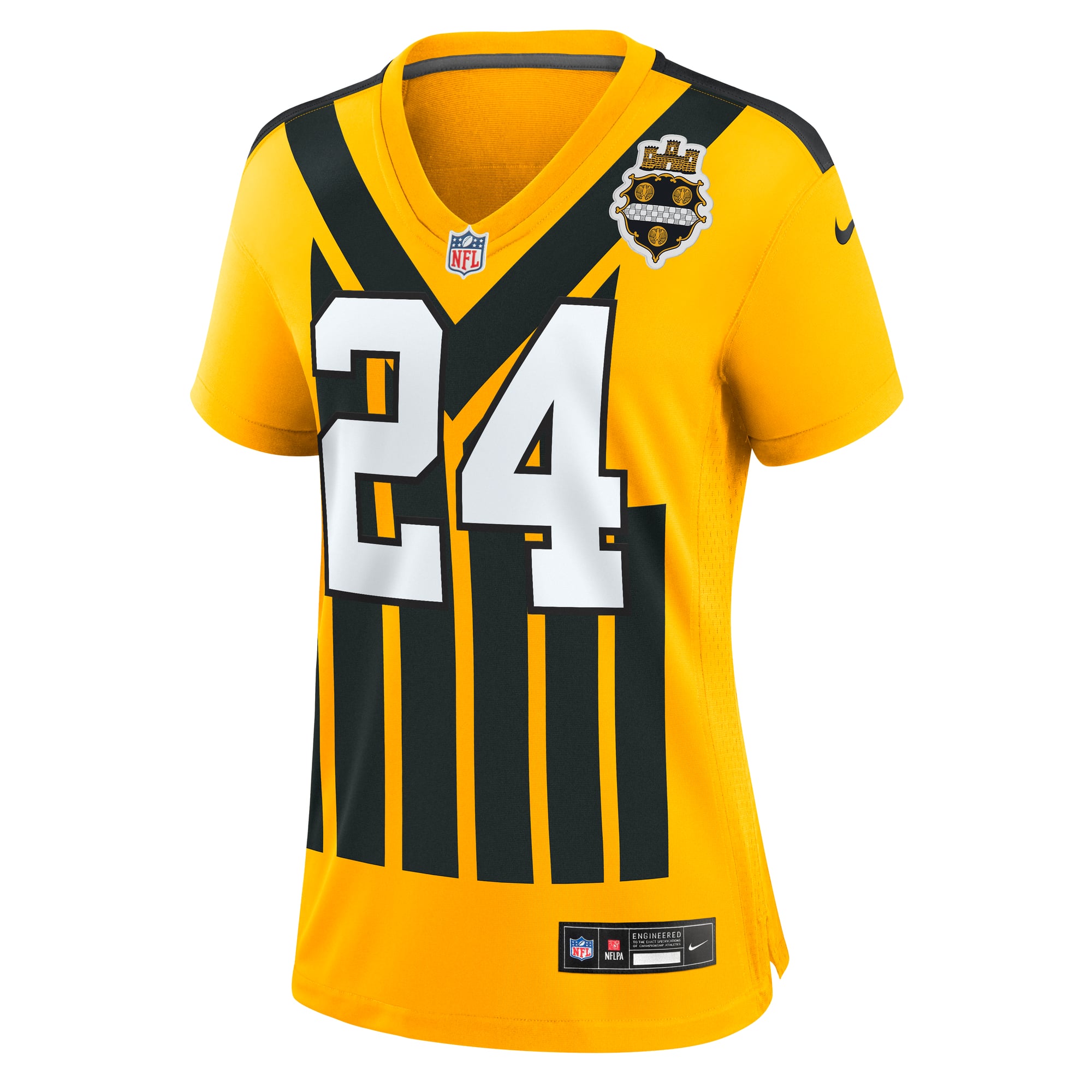 Joey Porter Jr Pittsburgh Steelers Game Jersey Gold NFL Football Fan Wear
