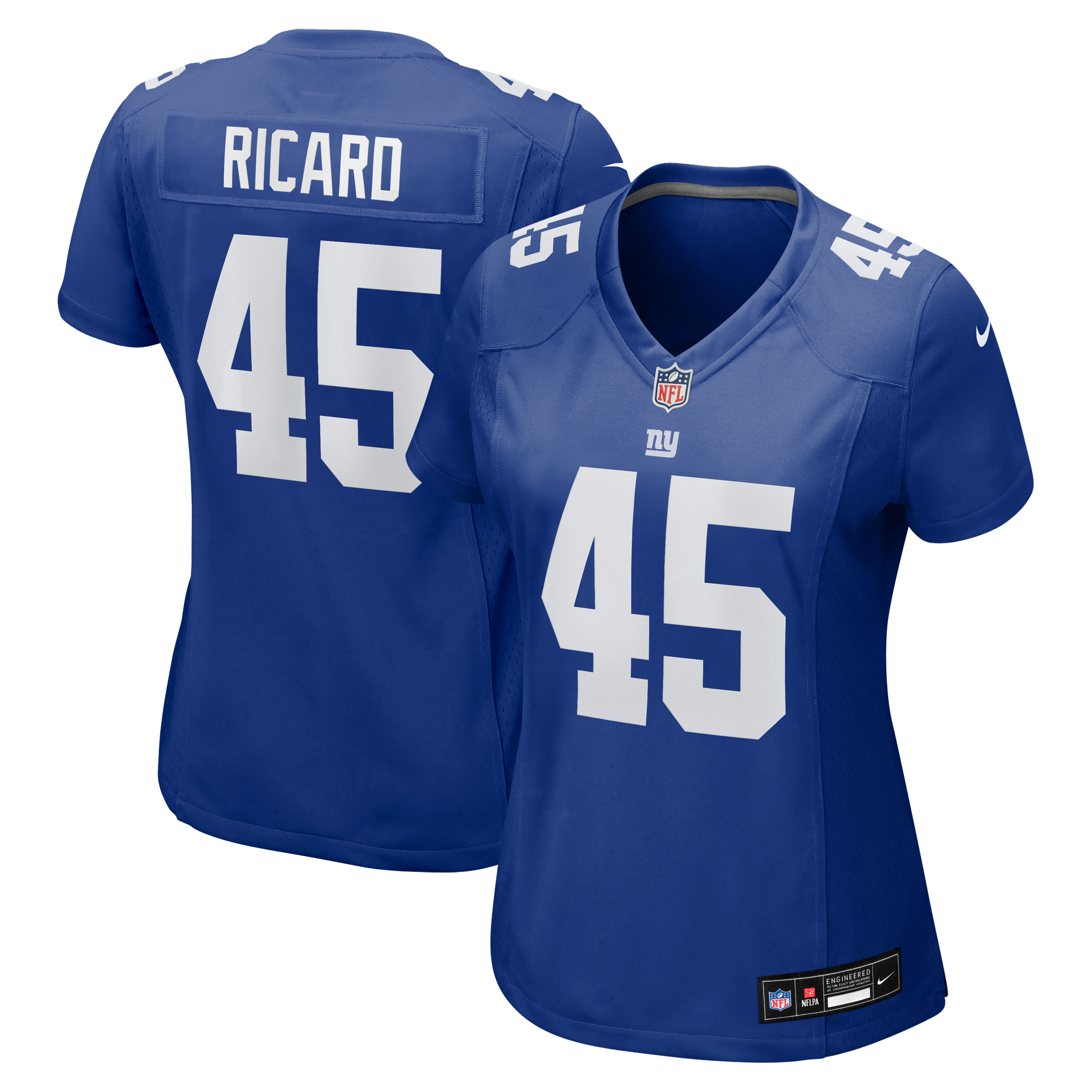 Patrick Ricard New York Giants Game Jersey Royal NFL Football Fan Wear Patrick Ricard