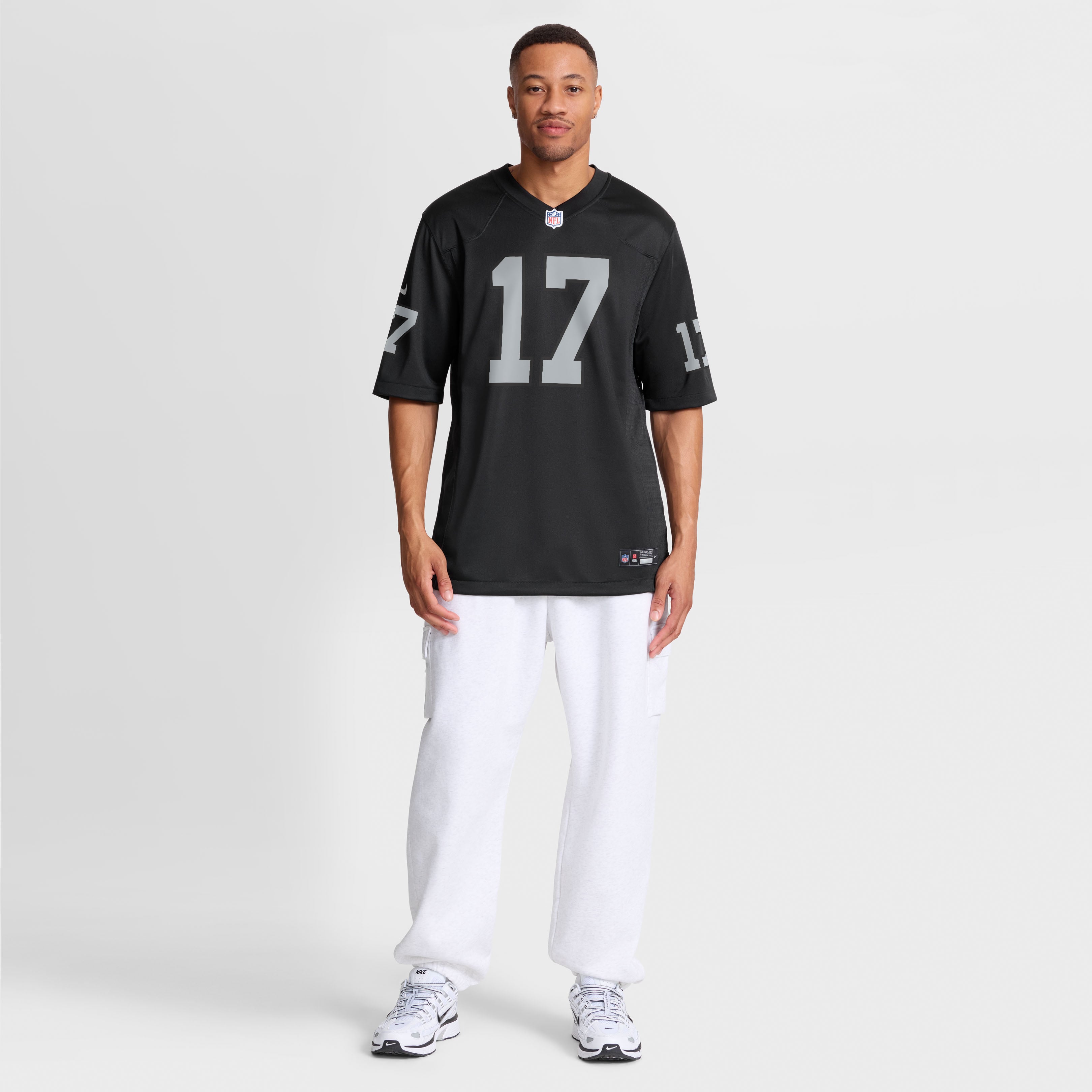 Nakobe Dean Las Vegas Raiders Game Jersey Black NFL Football Fan Wear Nakobe Dean