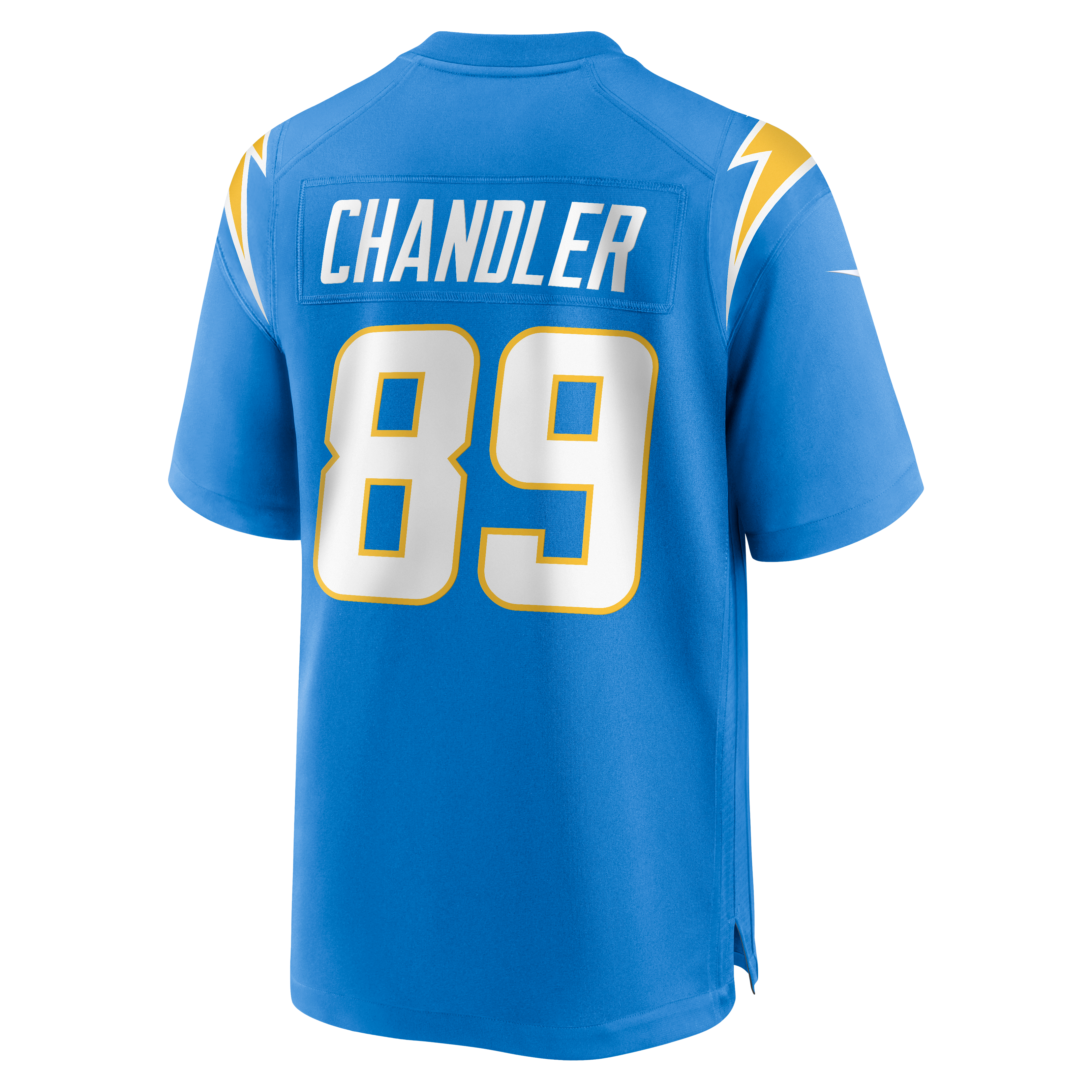 Wes Chandler Retired Los Angeles Chargers Player Jersey Powder Blue NFL Football Fan Wear
