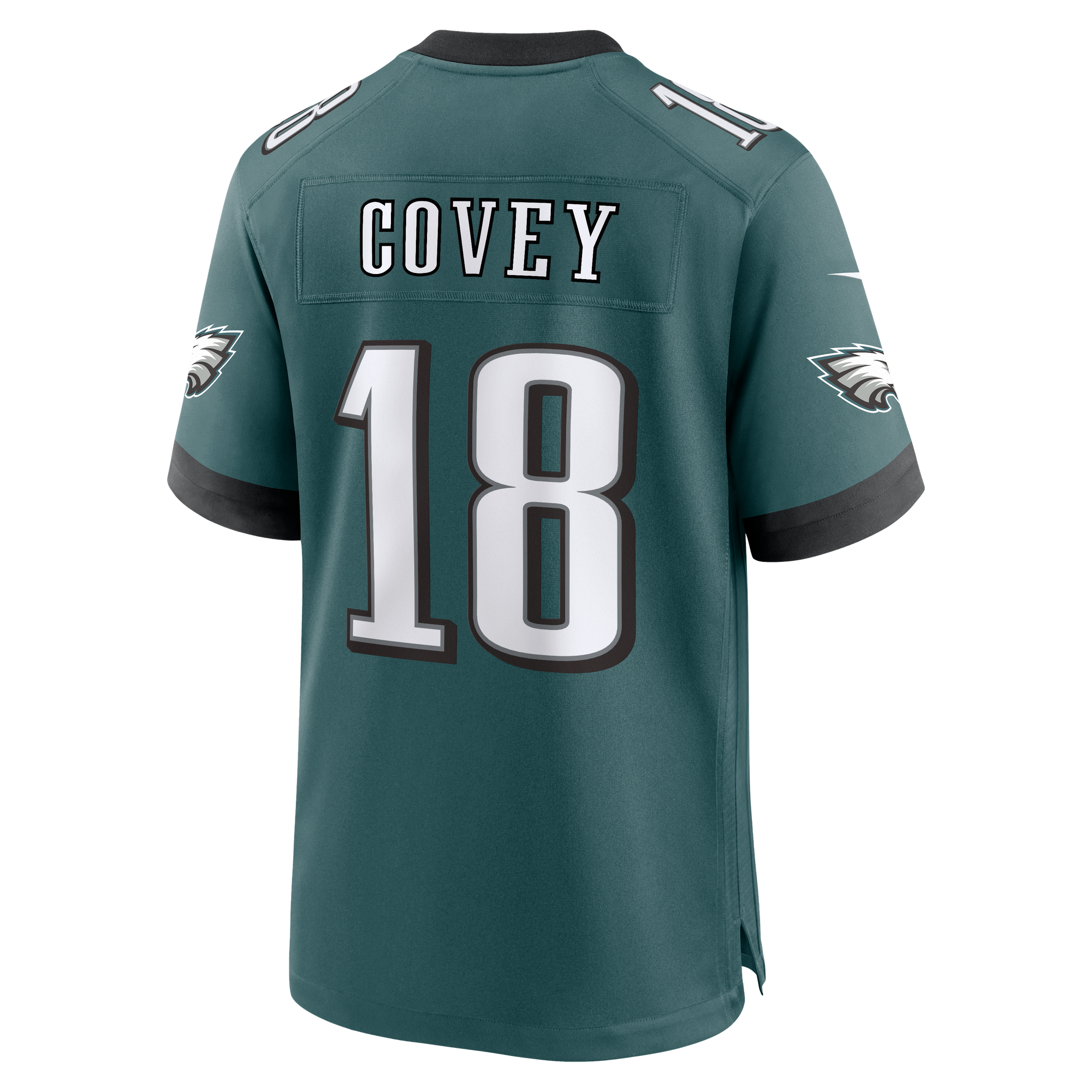 Britain Covey Philadelphia Eagles Game Jersey Midnight NFL Football Fan Wear