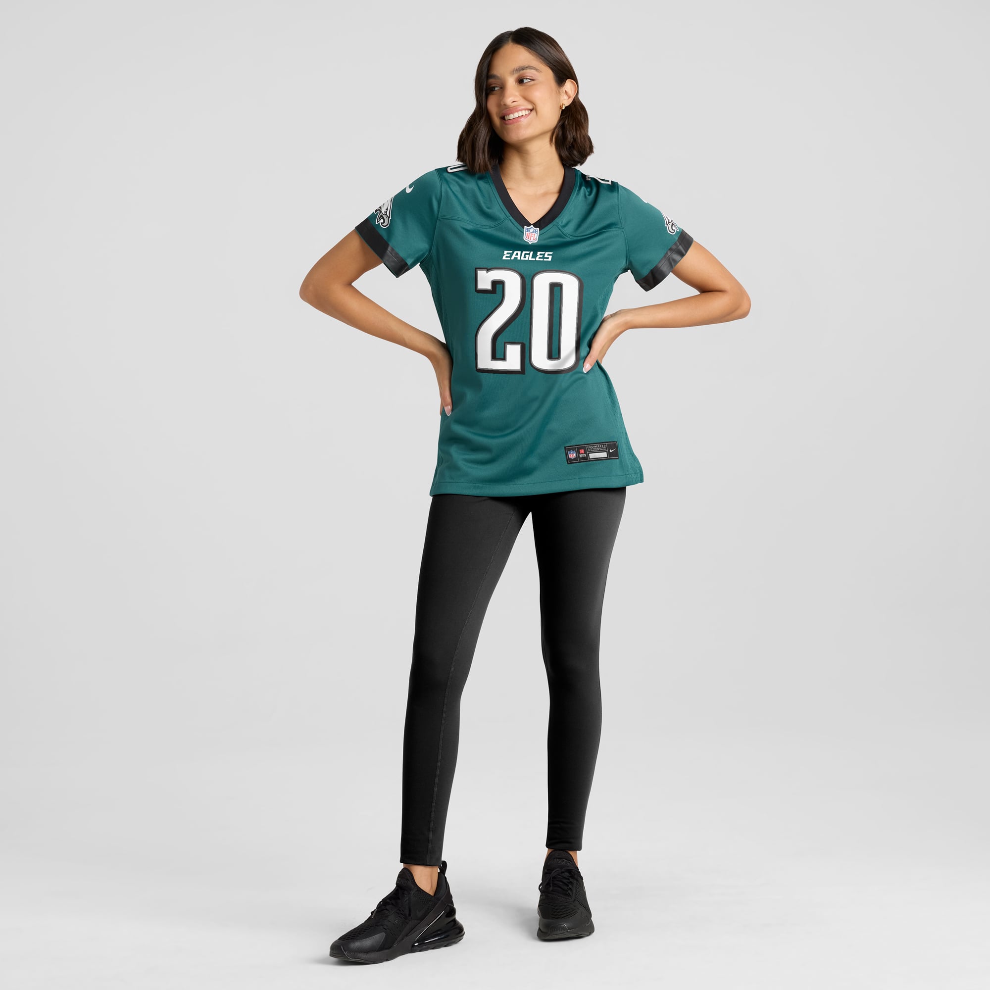 Brian Dawkins Retired Philadelphia Eagles Game Jersey Midnight NFL Football Fan Wear Brian Dawkins Retired