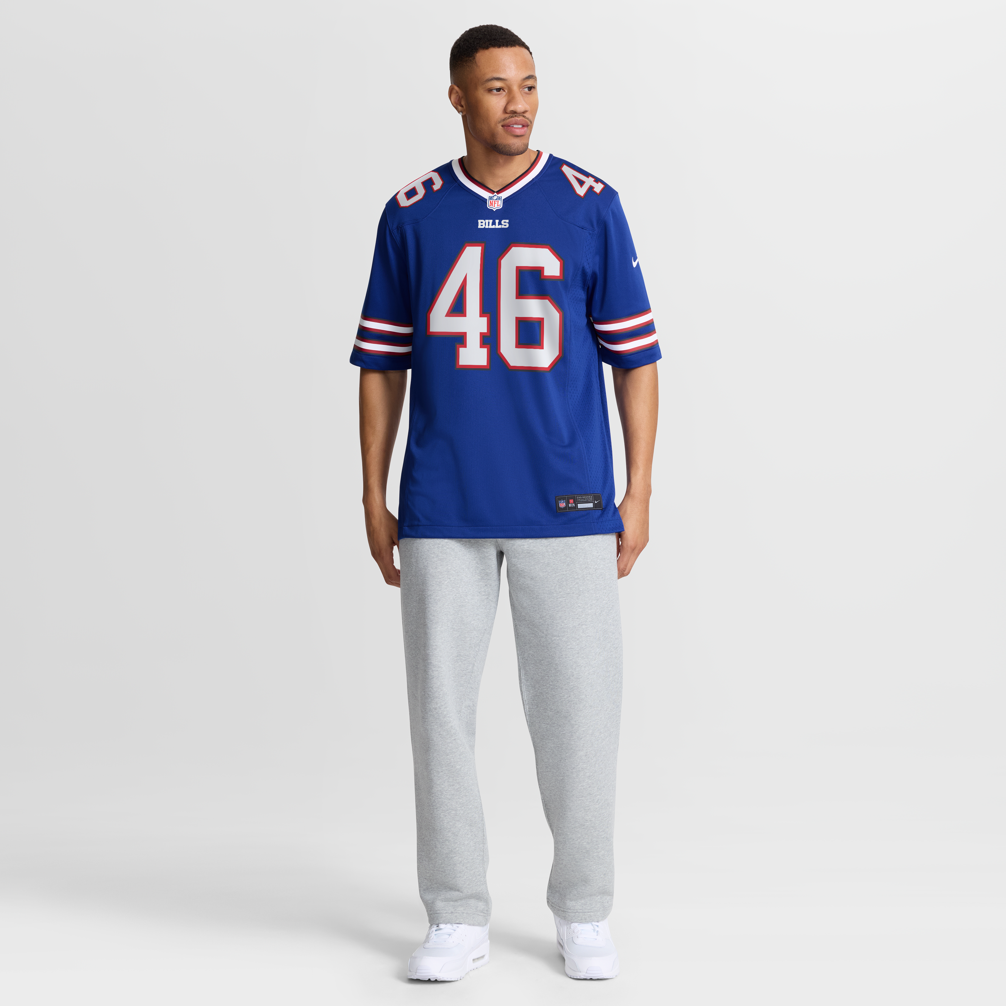 DJ Miller Jr Buffalo Bills Game Jersey Royal NFL Football Fan Wear DJ Miller Jr