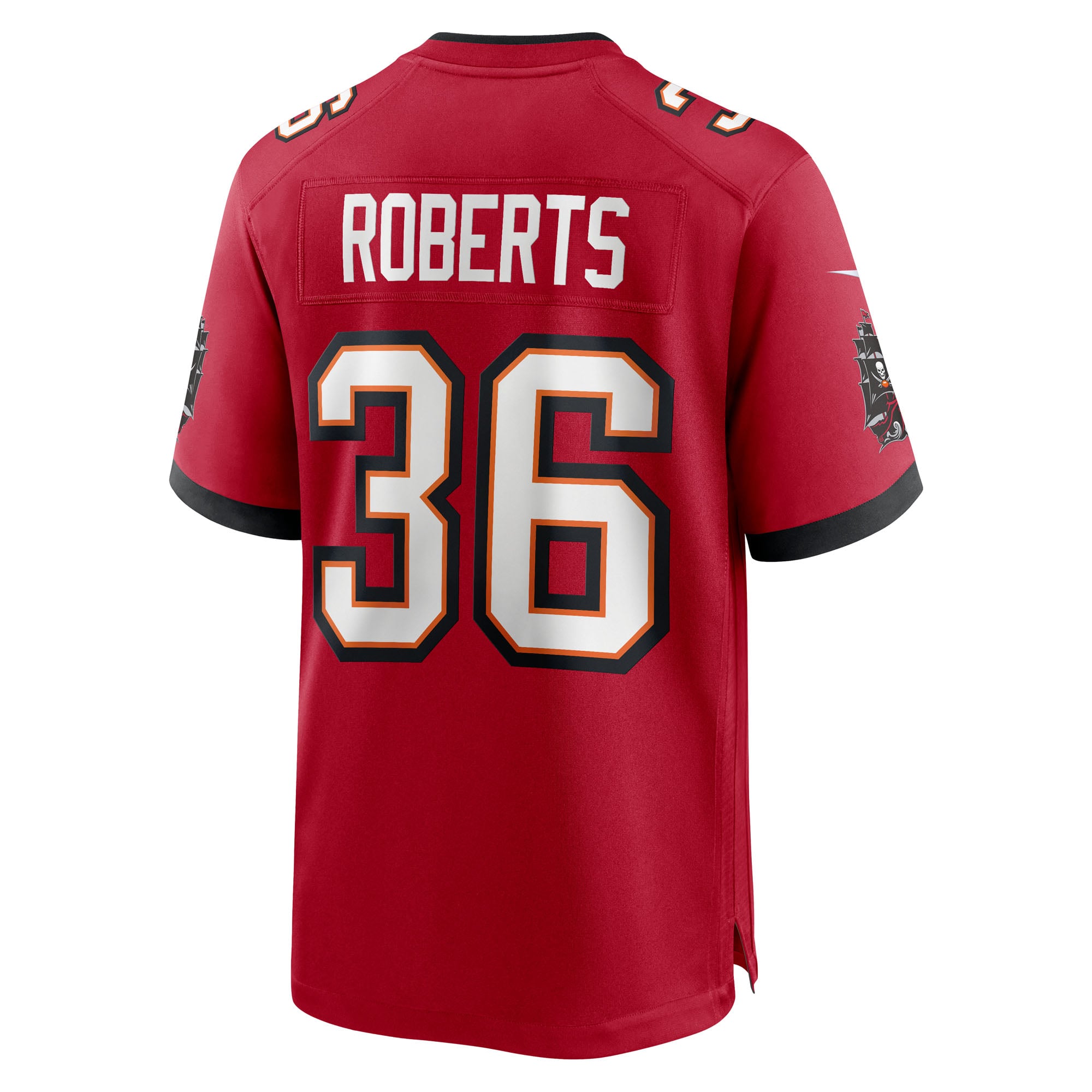 JJ Roberts Tampa Bay Buccaneers Game Jersey Red NFL Football Fan Wear JJ Roberts