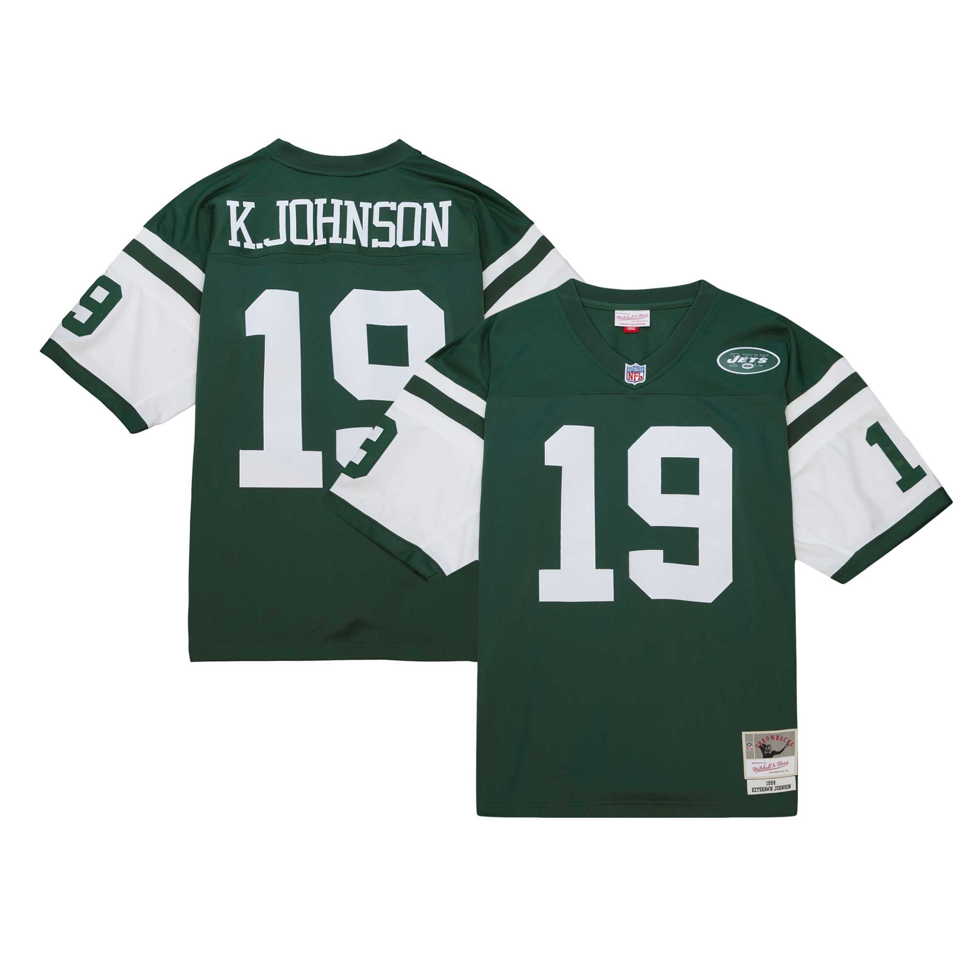 Keyshawn Johnson New York Jets Replica Jersey Green NFL Football Fan Wear Keyshawn Johnson