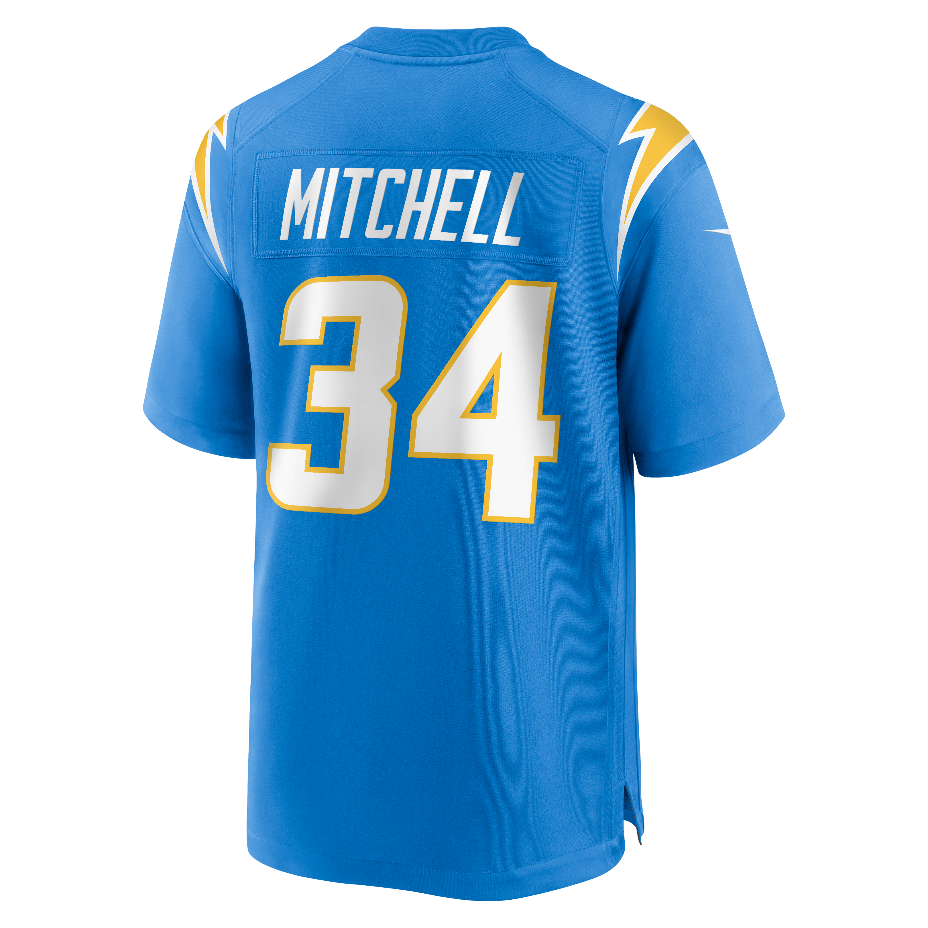 Keaton Mitchell Los Angeles Chargers Game Jersey Powder Blue NFL Football Fan Wear