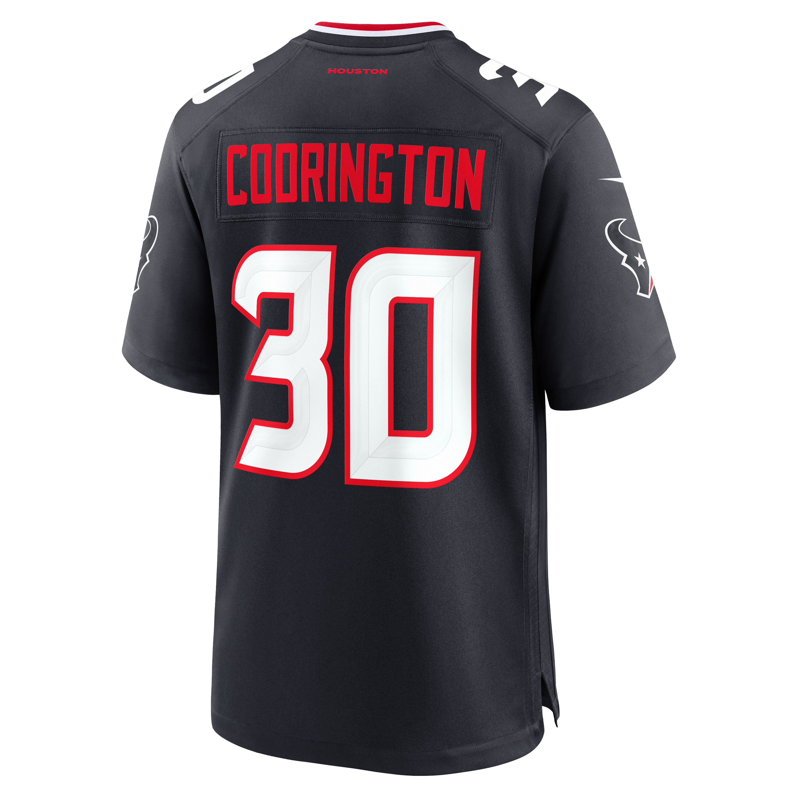 Brandon Codrington Houston Texans Game Jersey Navy NFL Football Fan Wear Brandon Codrington