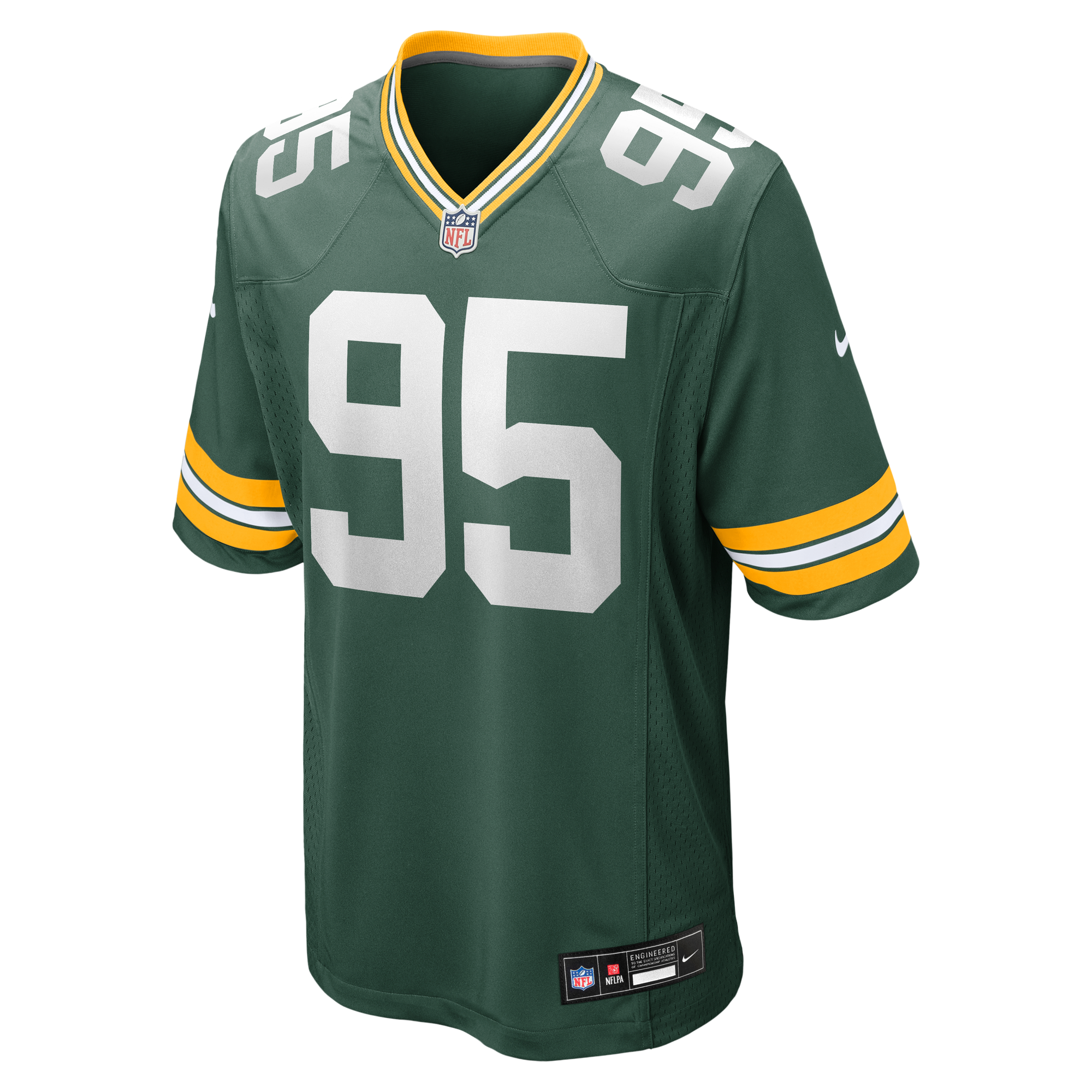 Devonte Wyatt Green Bay Packers Game Jersey Green NFL Football Fan Wear Devonte Wyatt