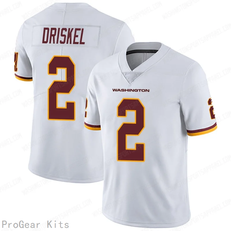 Jeff Driskel Washington Commanders Jersey No.2 White NFL Football Fan Wear