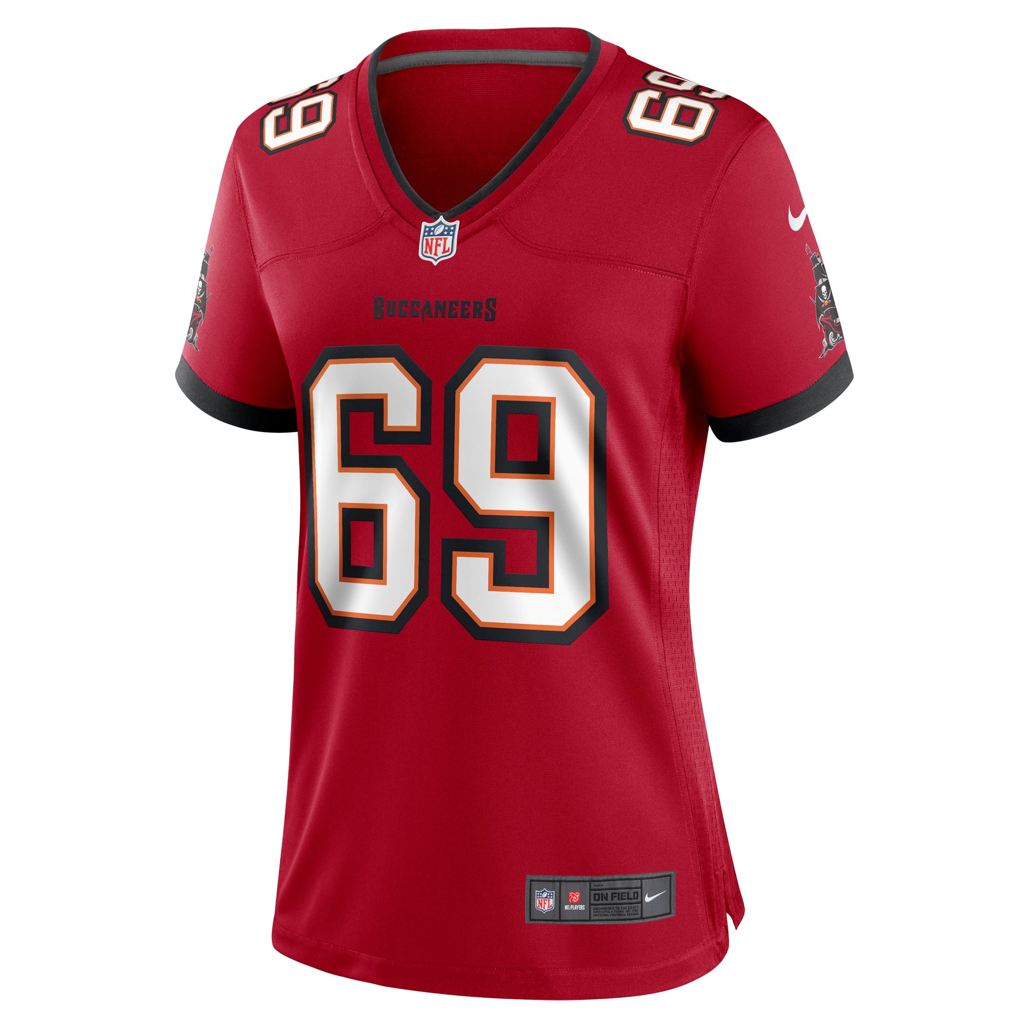 Cody Mauch Tampa Bay Buccaneers Game Jersey Red NFL Football Fan Wear Cody Mauch
