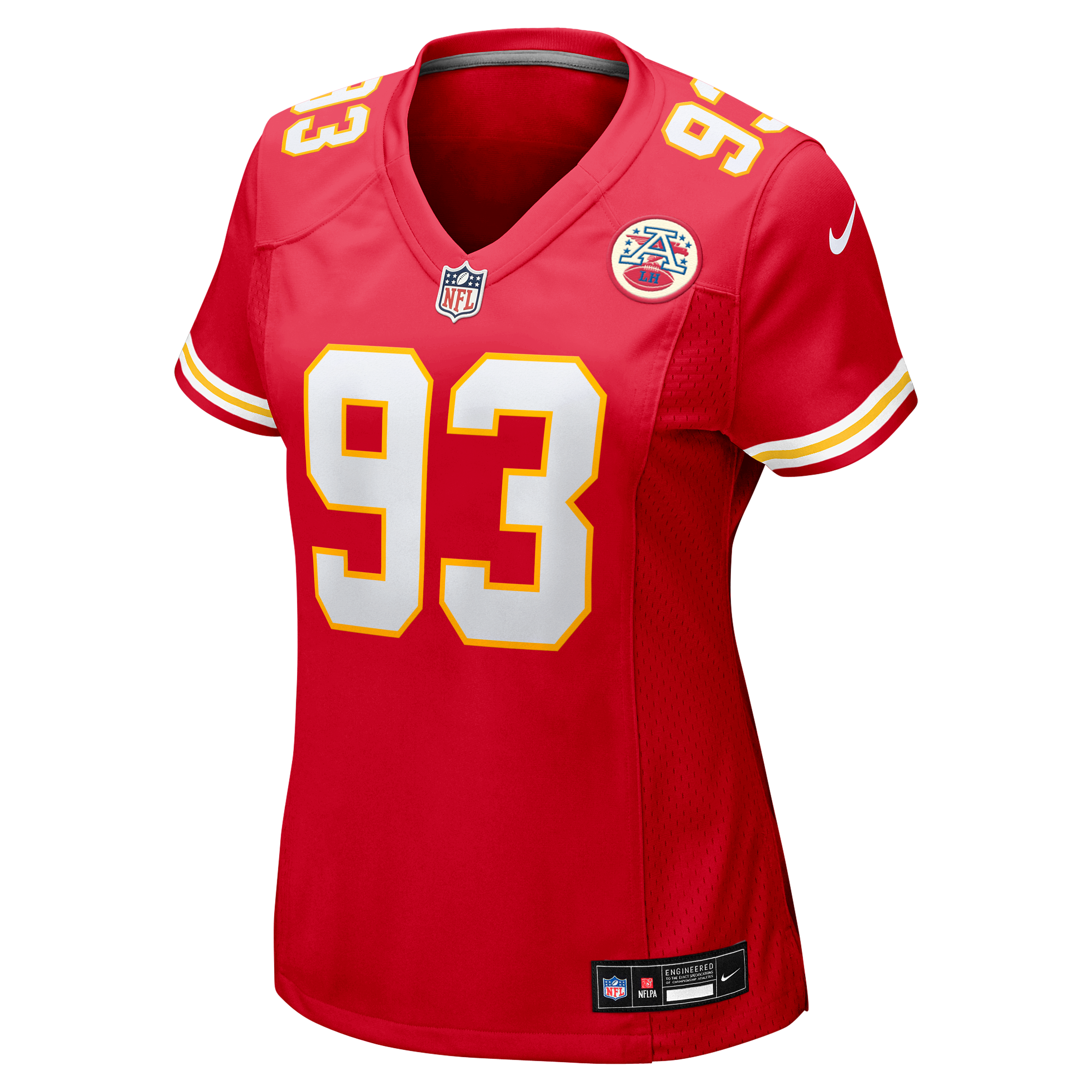 Zacch Pickens Kansas City Chiefs Game Jersey Red NFL Football Fan Wear Zacch Pickens