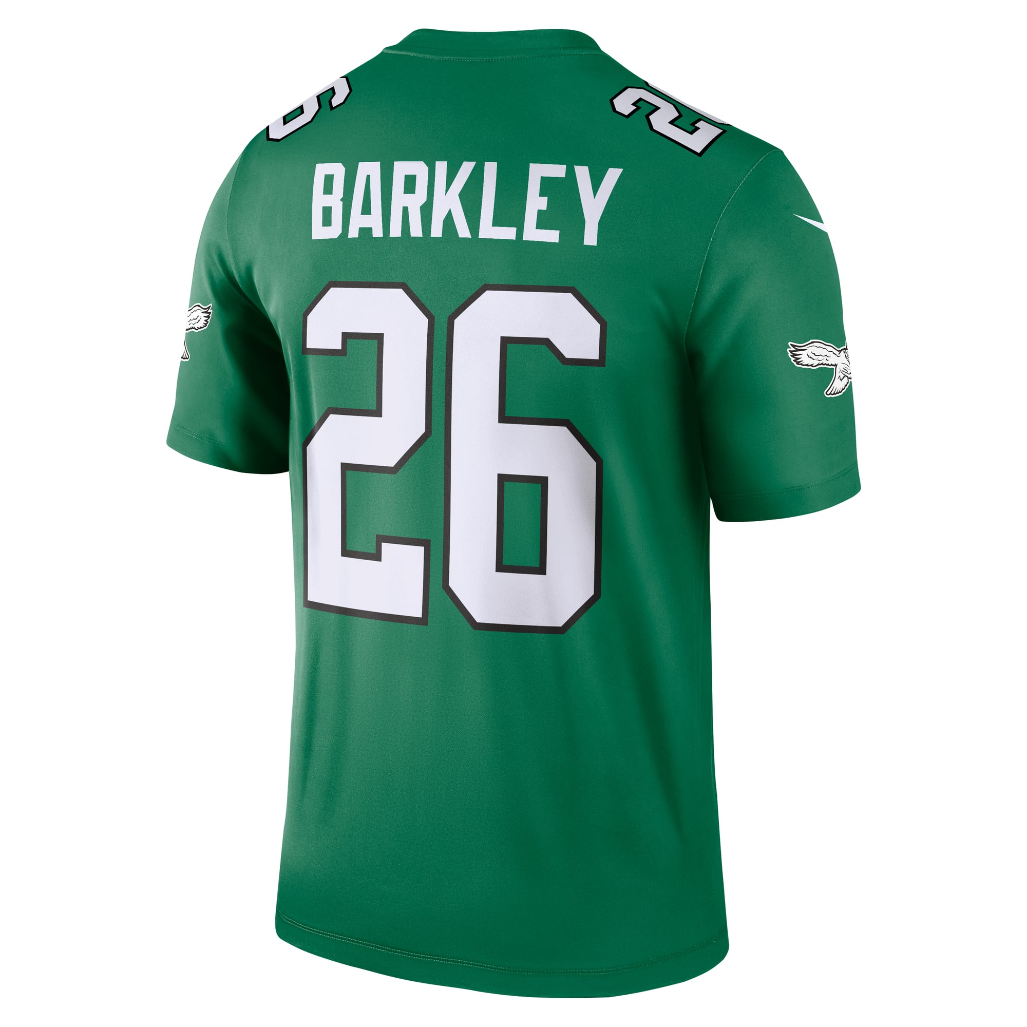 Saquon Barkley Performance Philadelphia Eagles Player Jersey Kelly Green NFL Football Fan Wear Saquon Barkley Performance