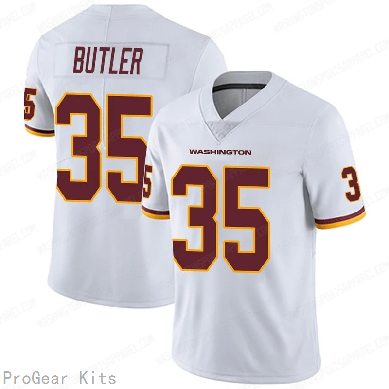 Percy Butler Washington Commanders Jersey No.35 White NFL Football Fan Wear Percy Butler