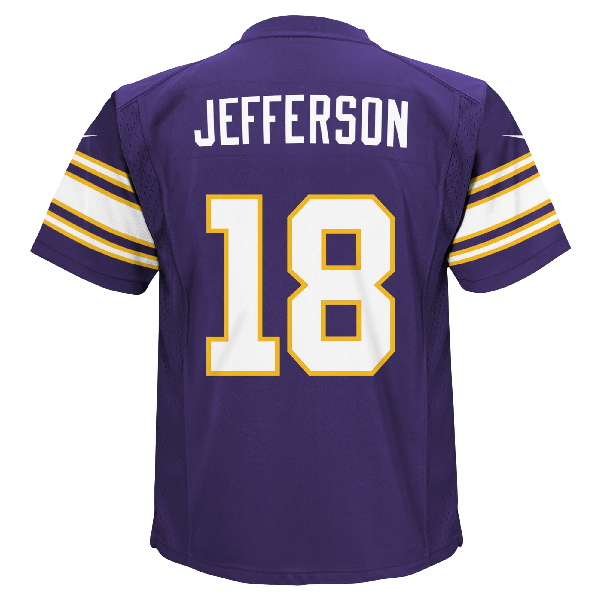 Justin Jefferson Minnesota Vikings Game Jersey No.18 Purple NFL Football Fan Wear Justin Jefferson