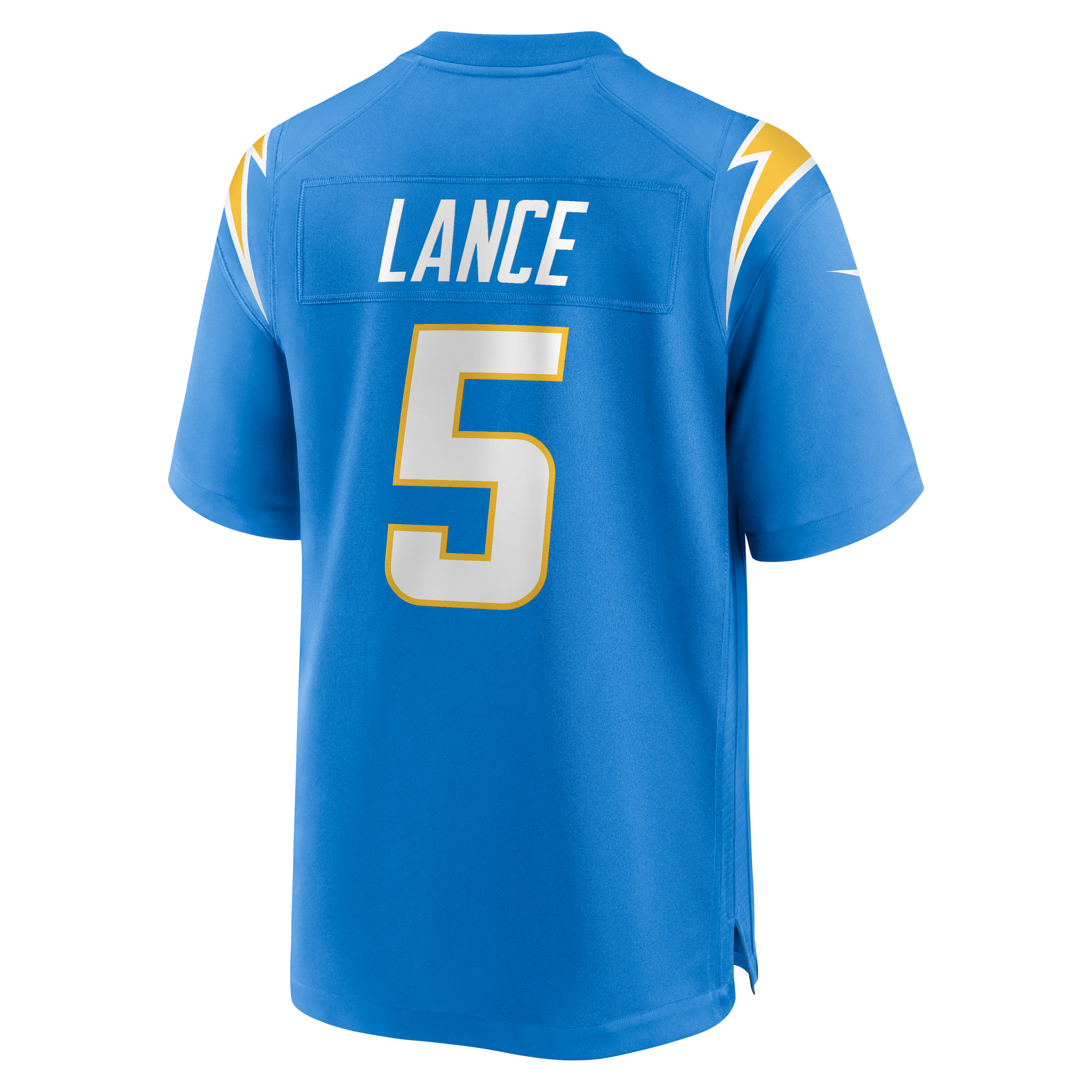 Trey Lance Los Angeles Chargers Game Jersey Powder Blue NFL Football Fan Wear