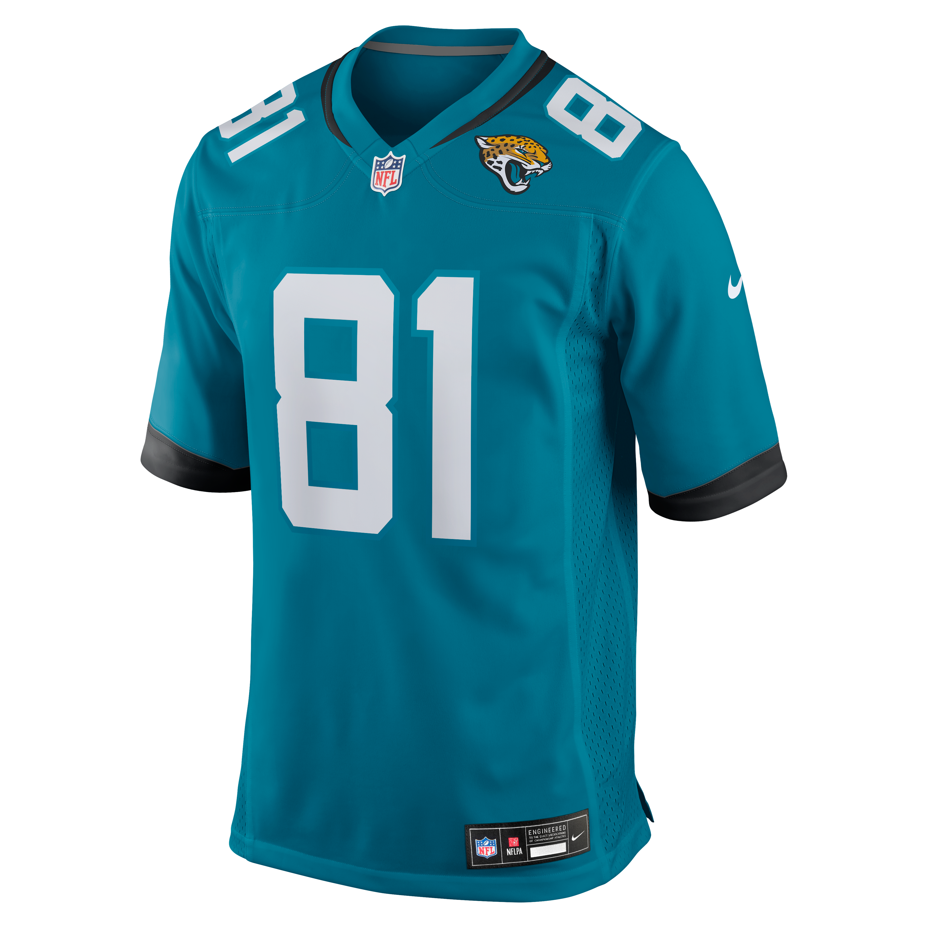 Jay Soward Retired Jacksonville Jaguars Game Jersey Teal NFL Football Fan Wear