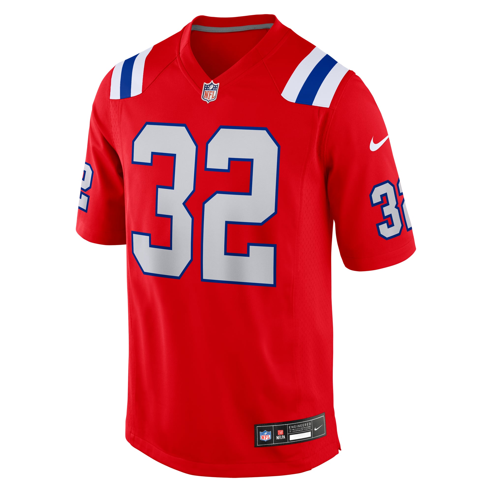 TreVeyon Henderson New England Patriots Player Jersey Red NFL Football Fan Wear