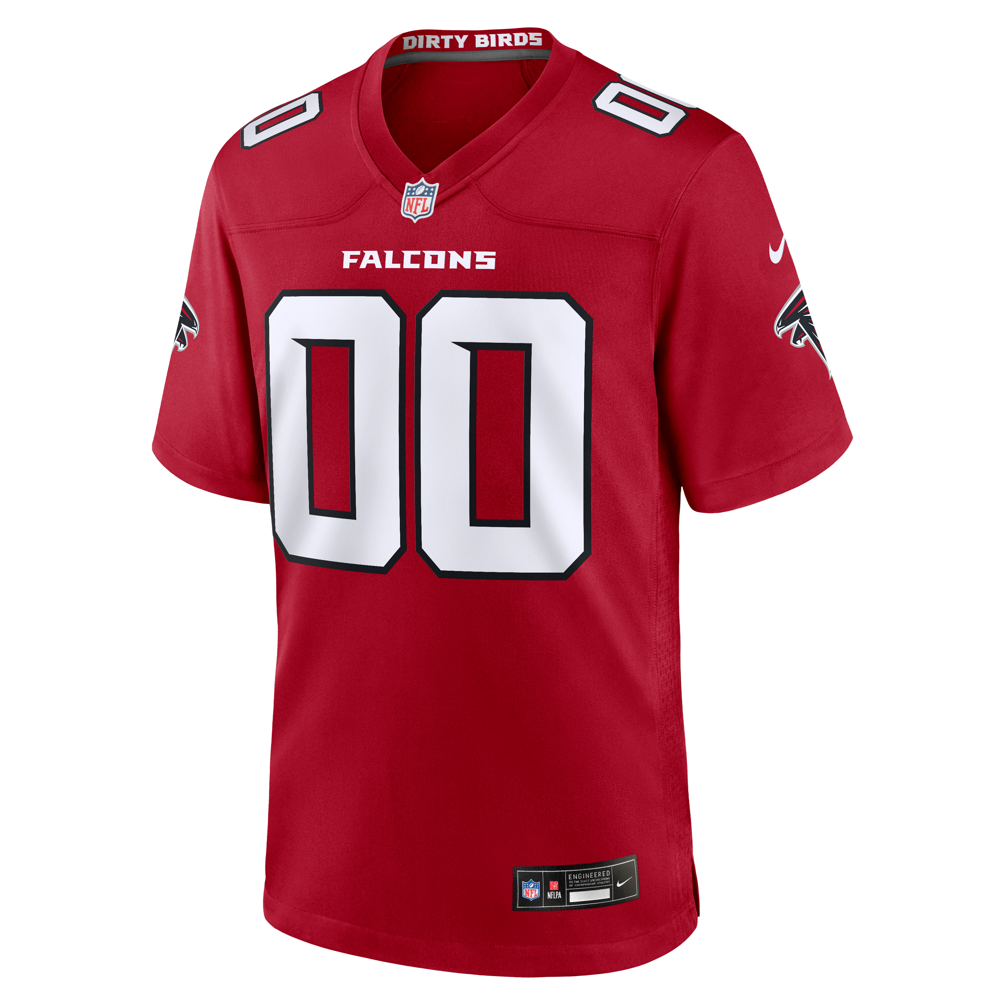 Atlanta Falcons Game Jersey Red NFL Football Fan Wear Custom Number