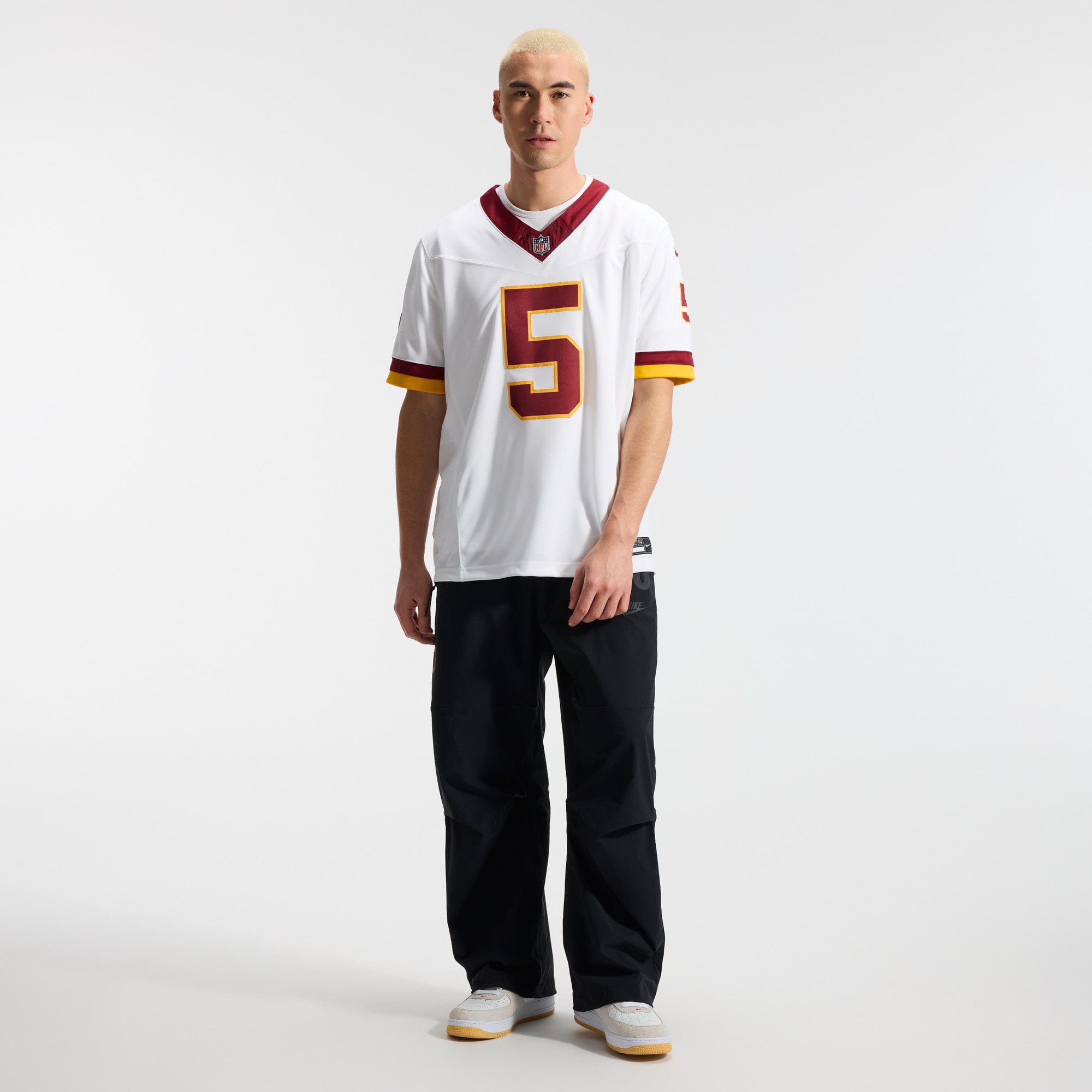 Jayden Daniels Washington Commanders Limited Jersey White NFL Football Fan Wear Jayden Daniels