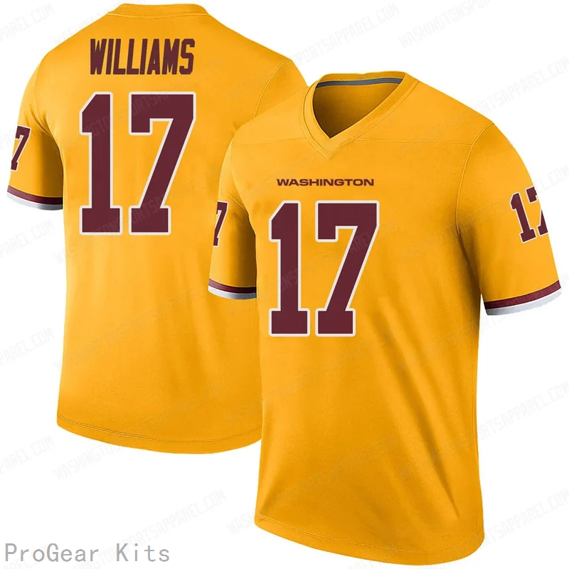 Doug Williams Rush Washington Commanders Jersey No.17 Gold NFL Football Fan Wear Doug Williams Rush