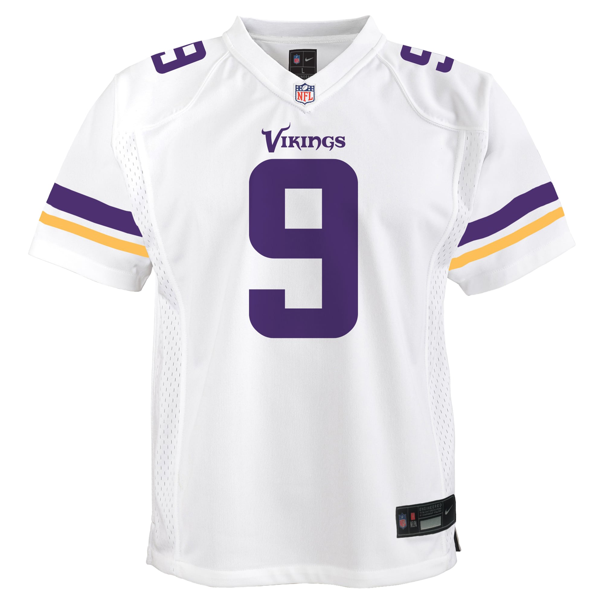JJ McCarthy Minnesota Vikings Game Jersey White NFL Football Fan Wear