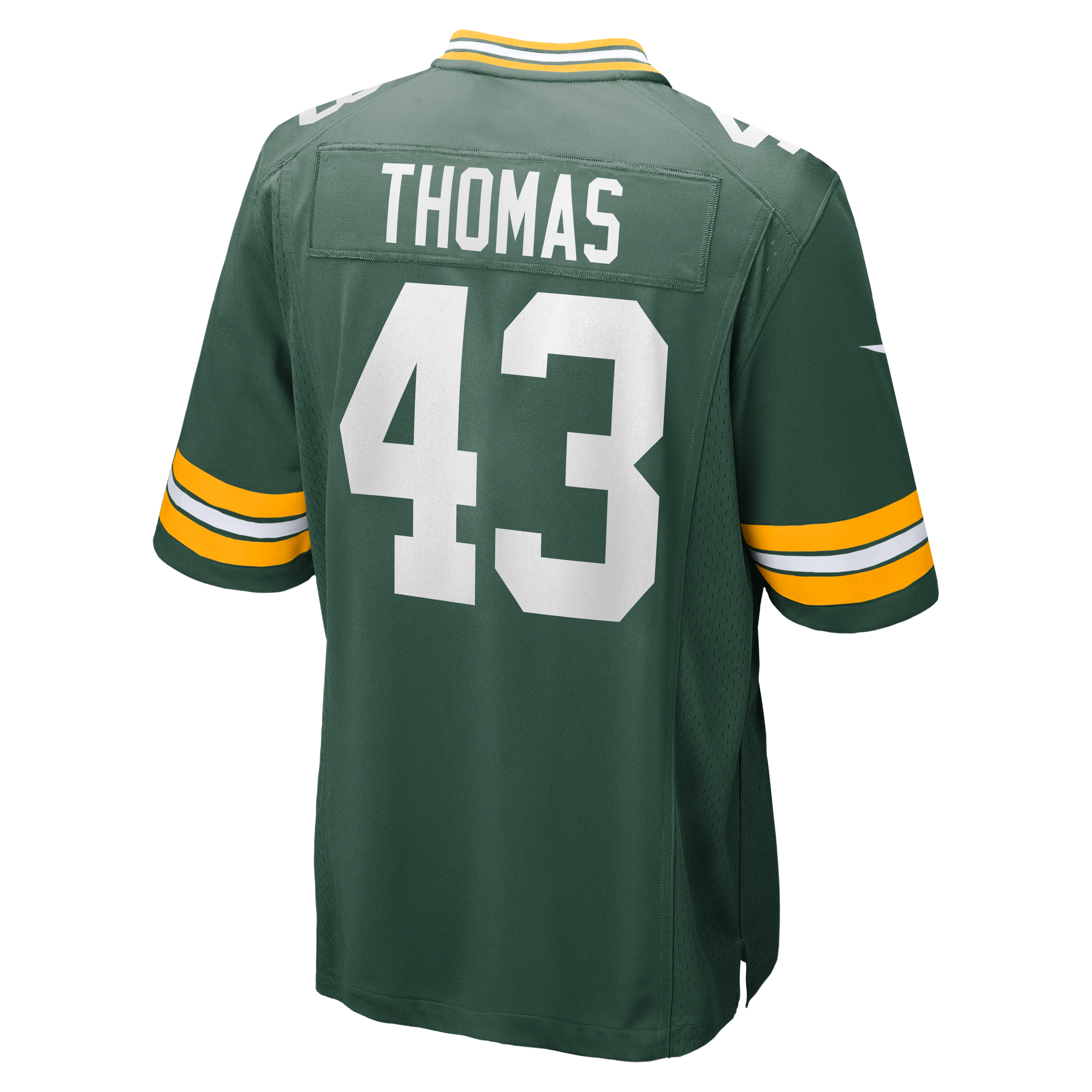 Kiondre Thomas Green Bay Packers Player Jersey Green NFL Football Fan Wear Kiondre Thomas