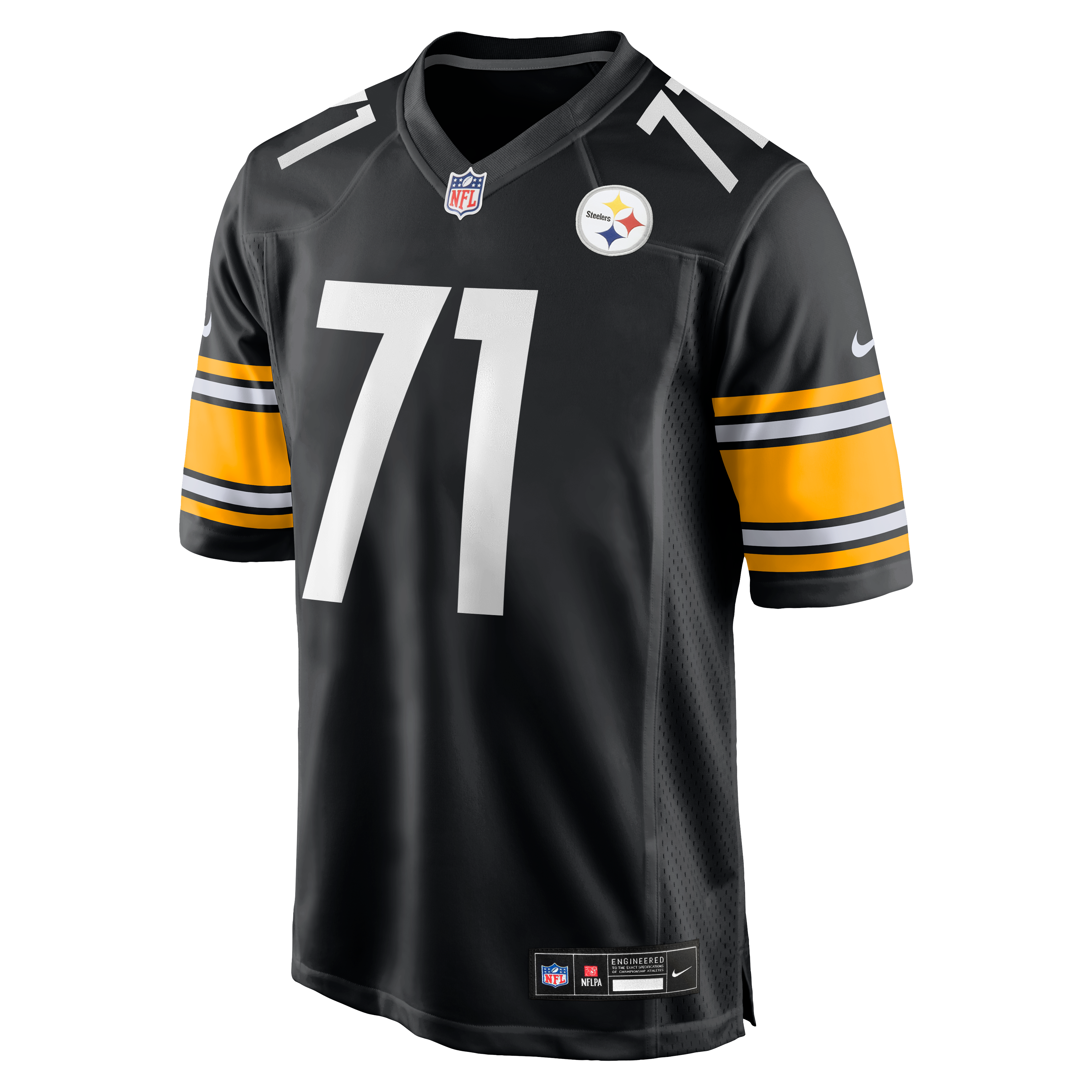 Max Iheanachor Pittsburgh Steelers Game Jersey Black NFL Football Fan Wear