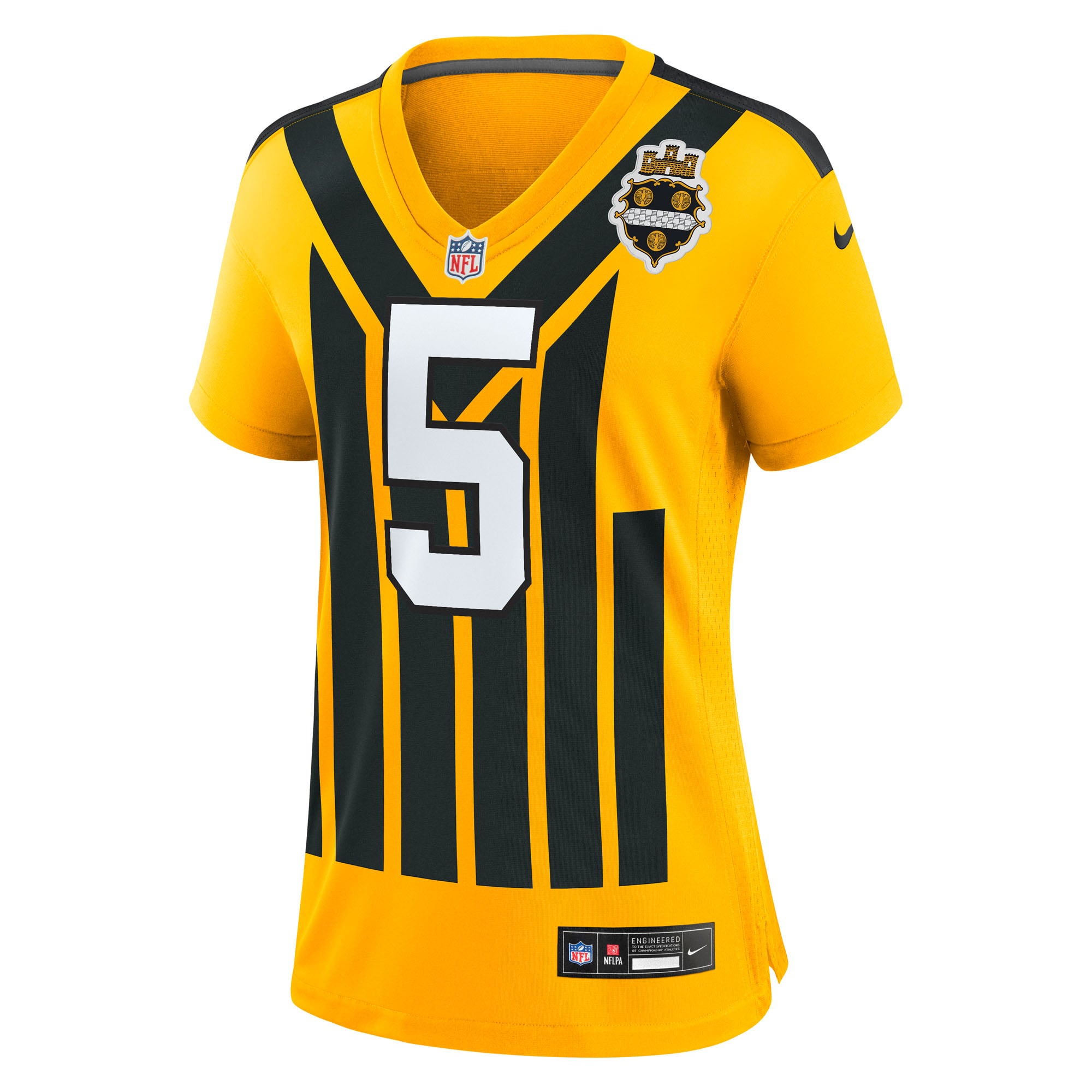 Jalen Ramsey Pittsburgh Steelers Game Jersey Gold NFL Football Fan Wear Jalen Ramsey